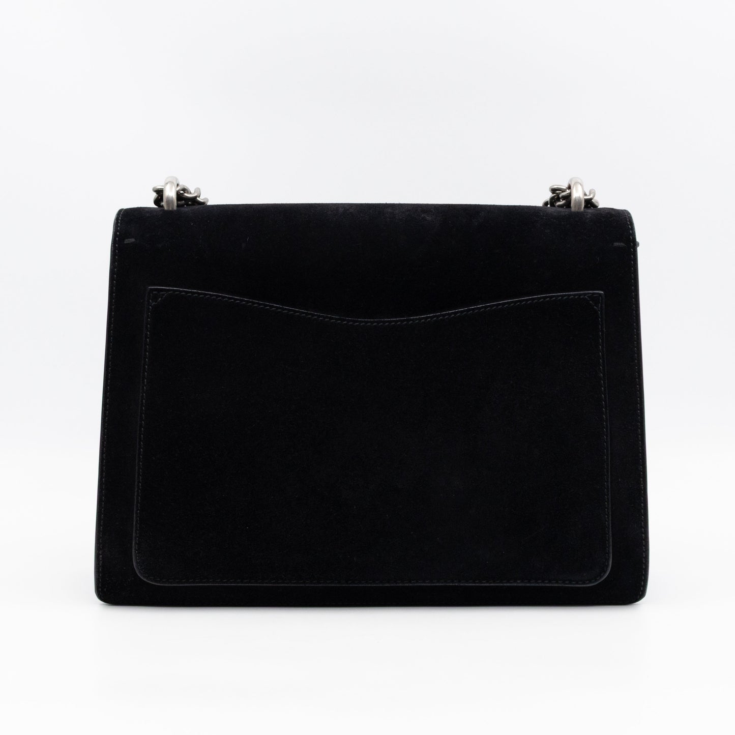 Gucci Dionysus Medium Black Suede Leather