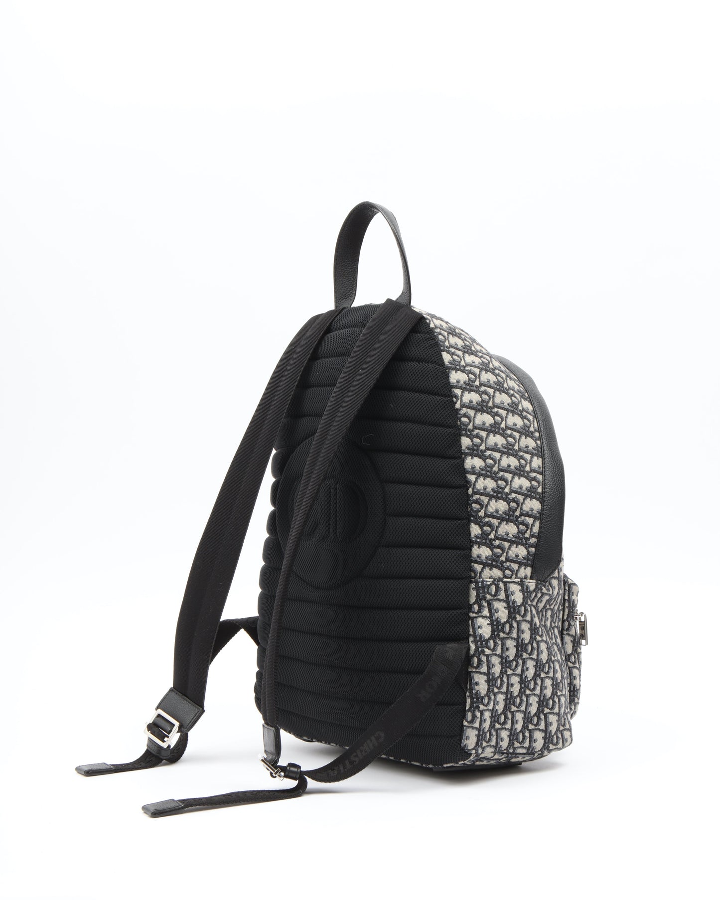 Dior Navy Oblique Canvas Rider Backpack