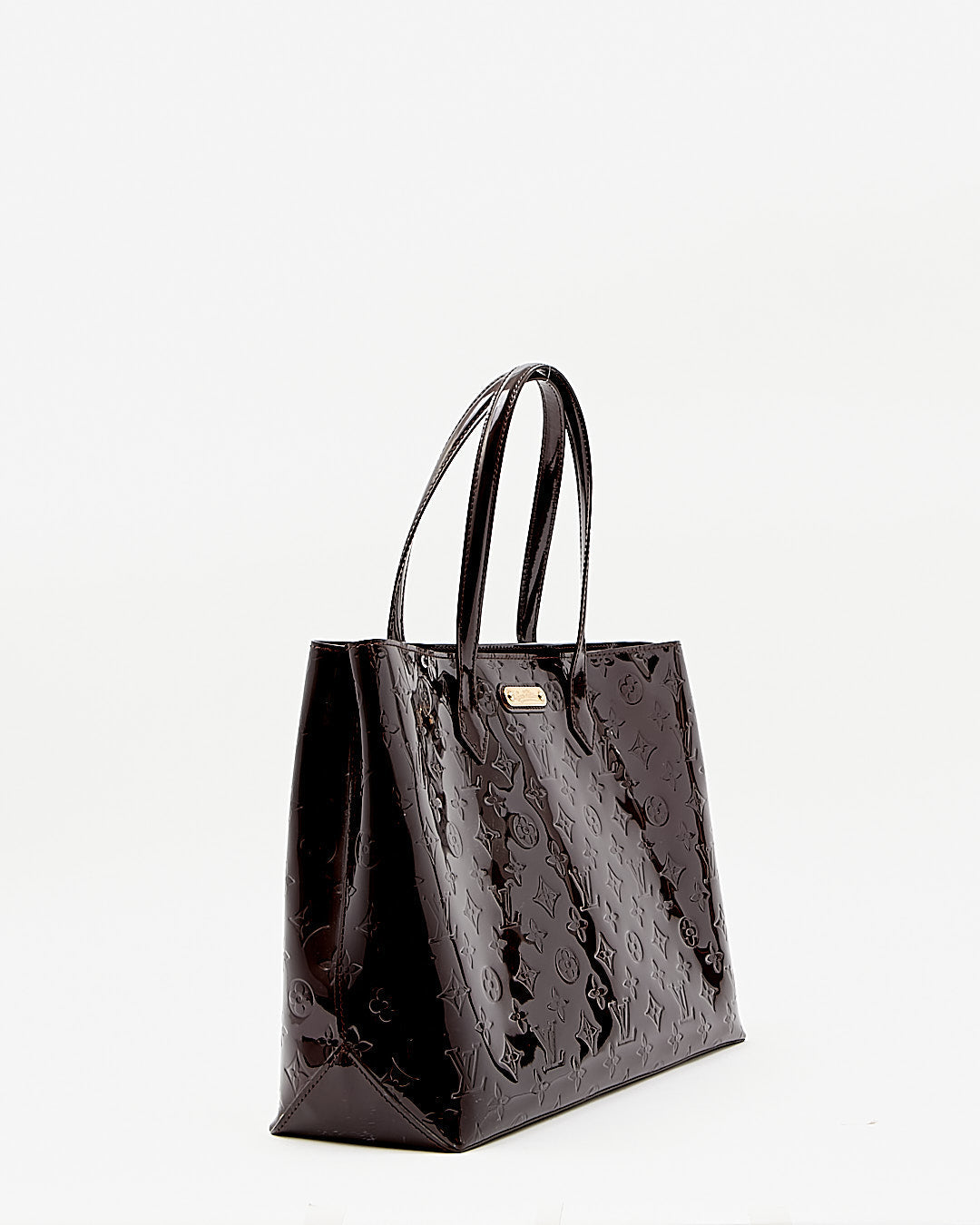 Louis Vuitton Amarante Monogram Vernis Wilshire MM Tote Bag