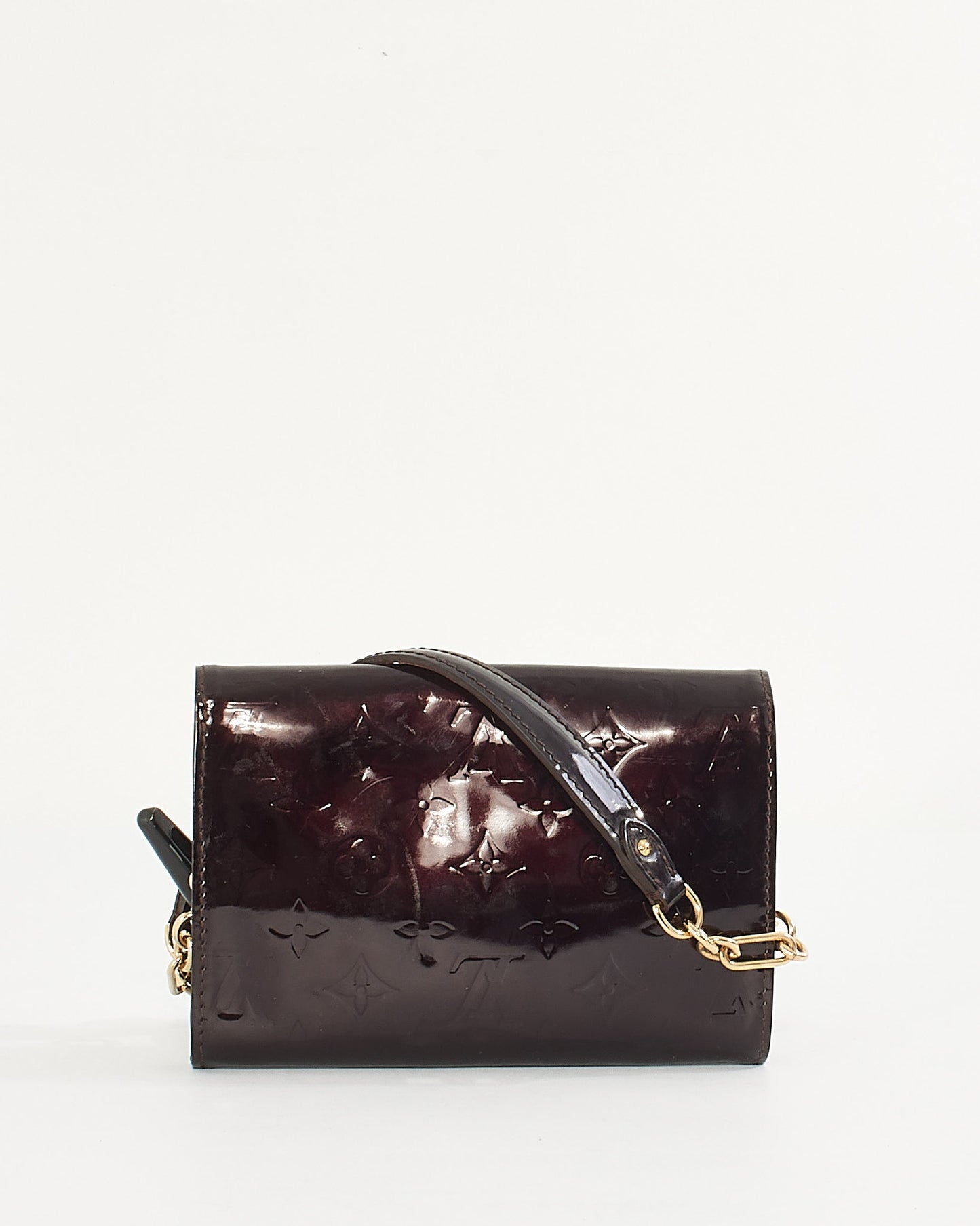 Louis Vuitton Monogram Vernis Amarante Sunset Boulevard Shoulder Bag