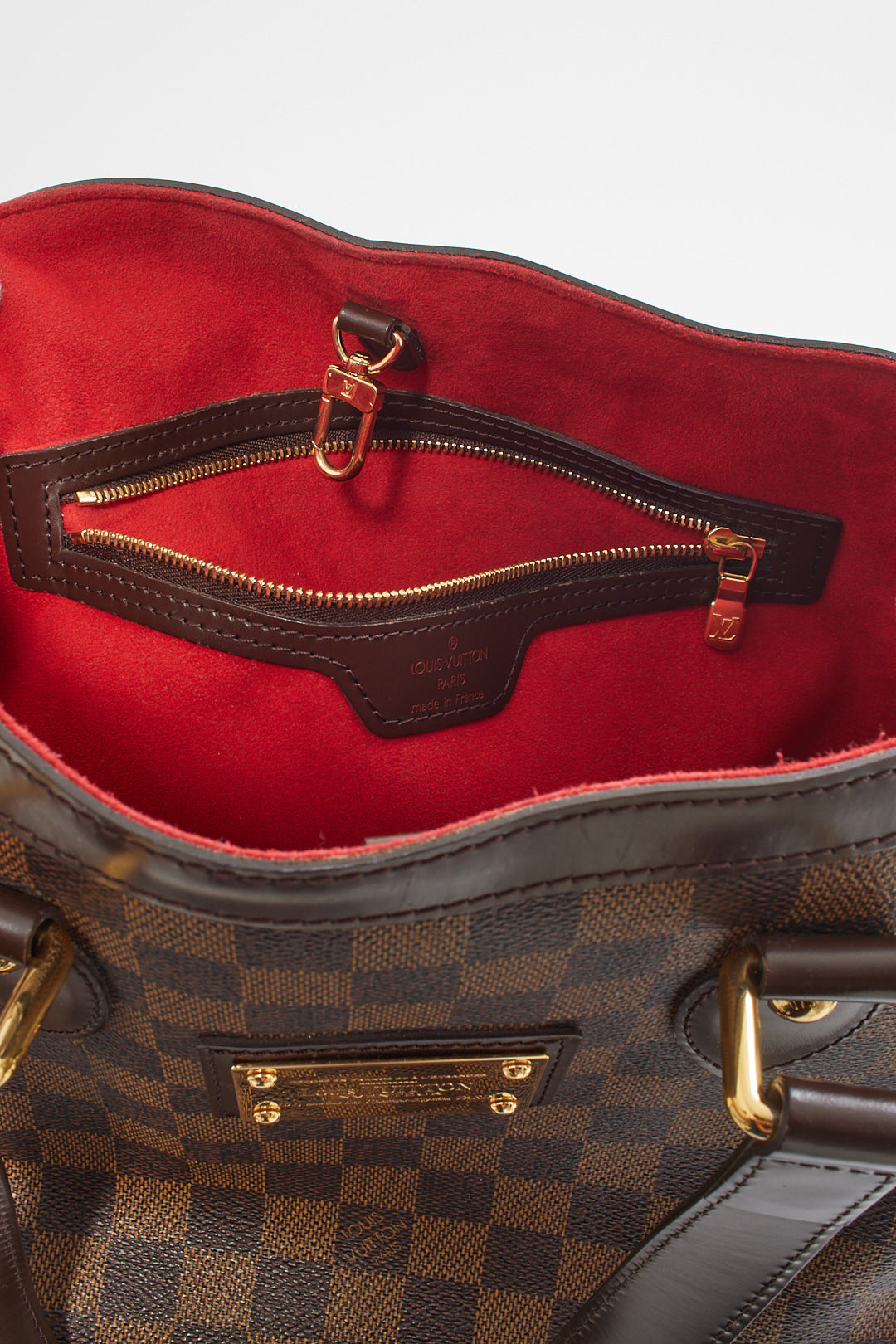 Louis Vuitton Damier Ebene Canvas Hampstead PM Tote Bag