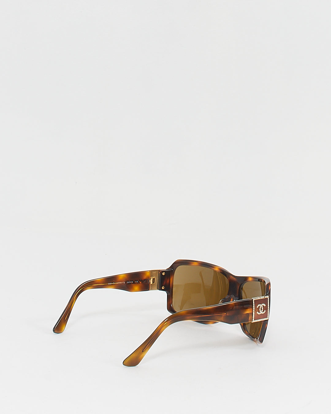 Chanel Vintage Tortoise Crystal CC Logo 5081-b Sunglasses