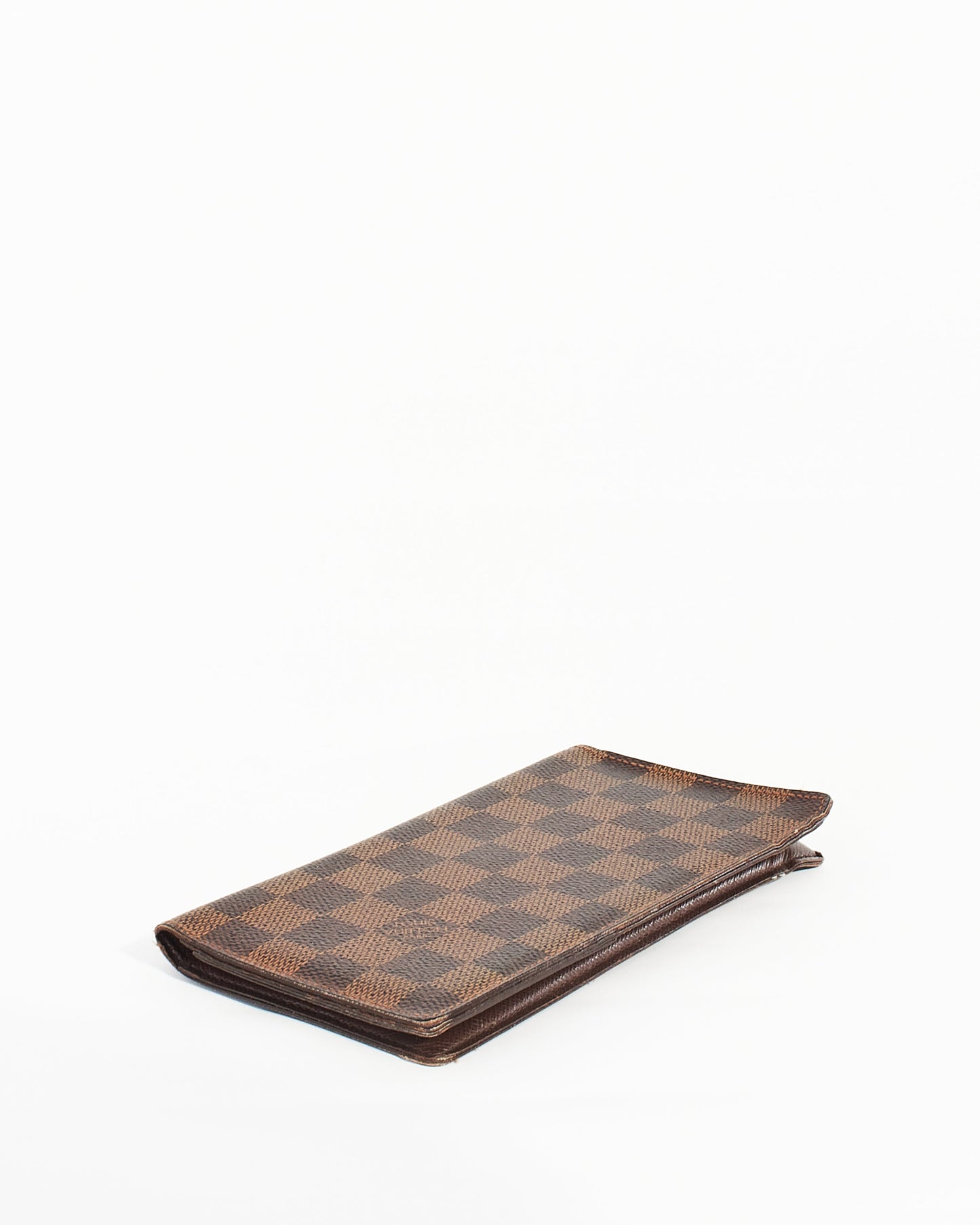 Louis Vuitton Damier Ebene Canvas Pattern Brazza Wallet