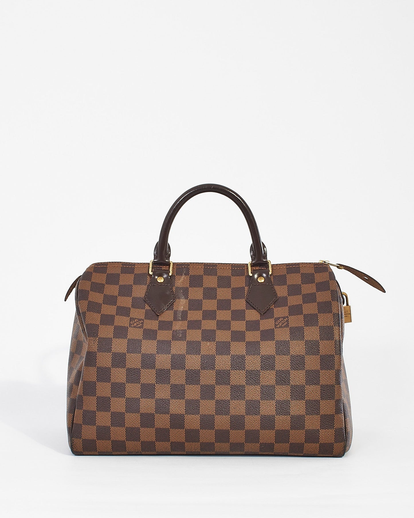 Louis Vuitton Damier Ebene Canvas Speedy 30 Bag