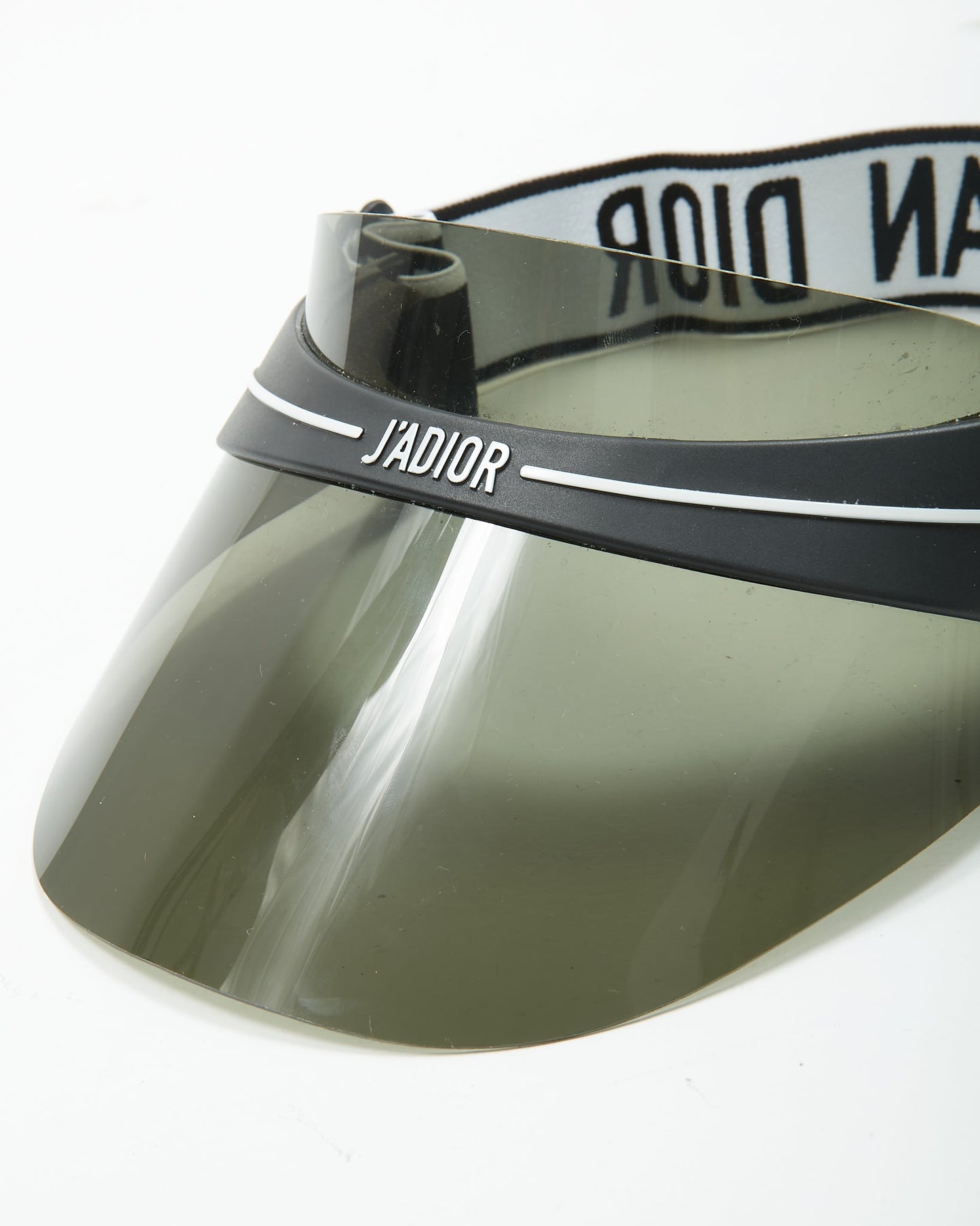 Dior Black Logo Club 1 Visor Hat