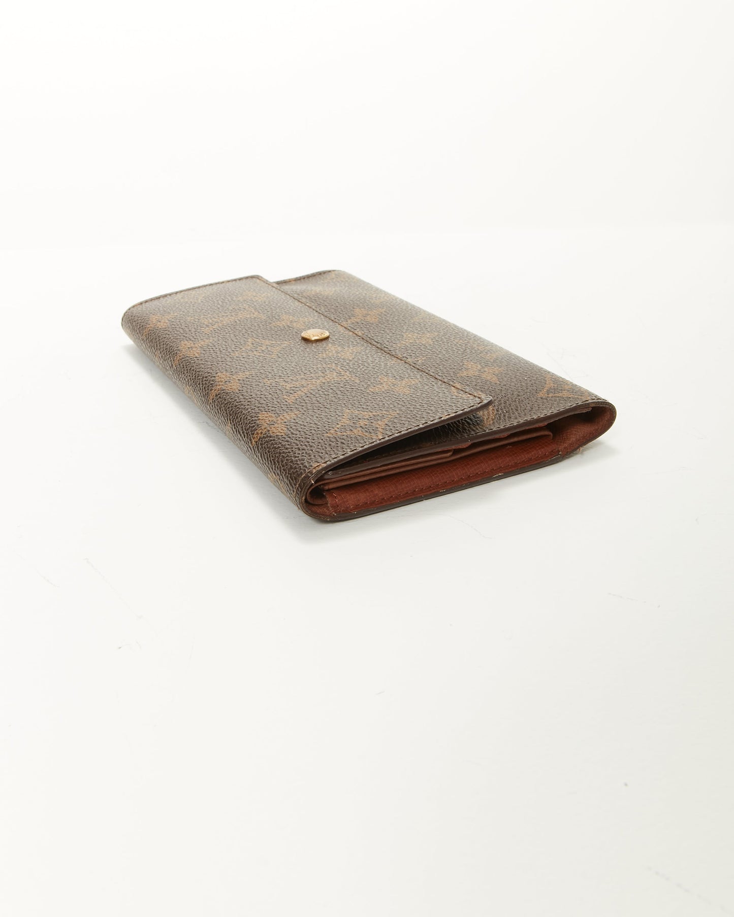 Louis Vuitton Monogram Canvas Sarah Flap Wallet