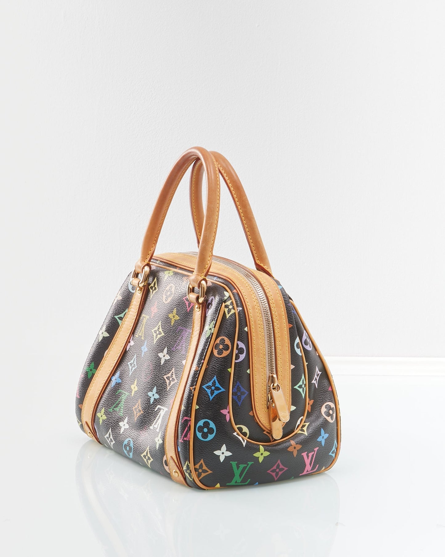 Louis Vuitton Multi Color Murakami Collection Priscilla Top Handle Bag