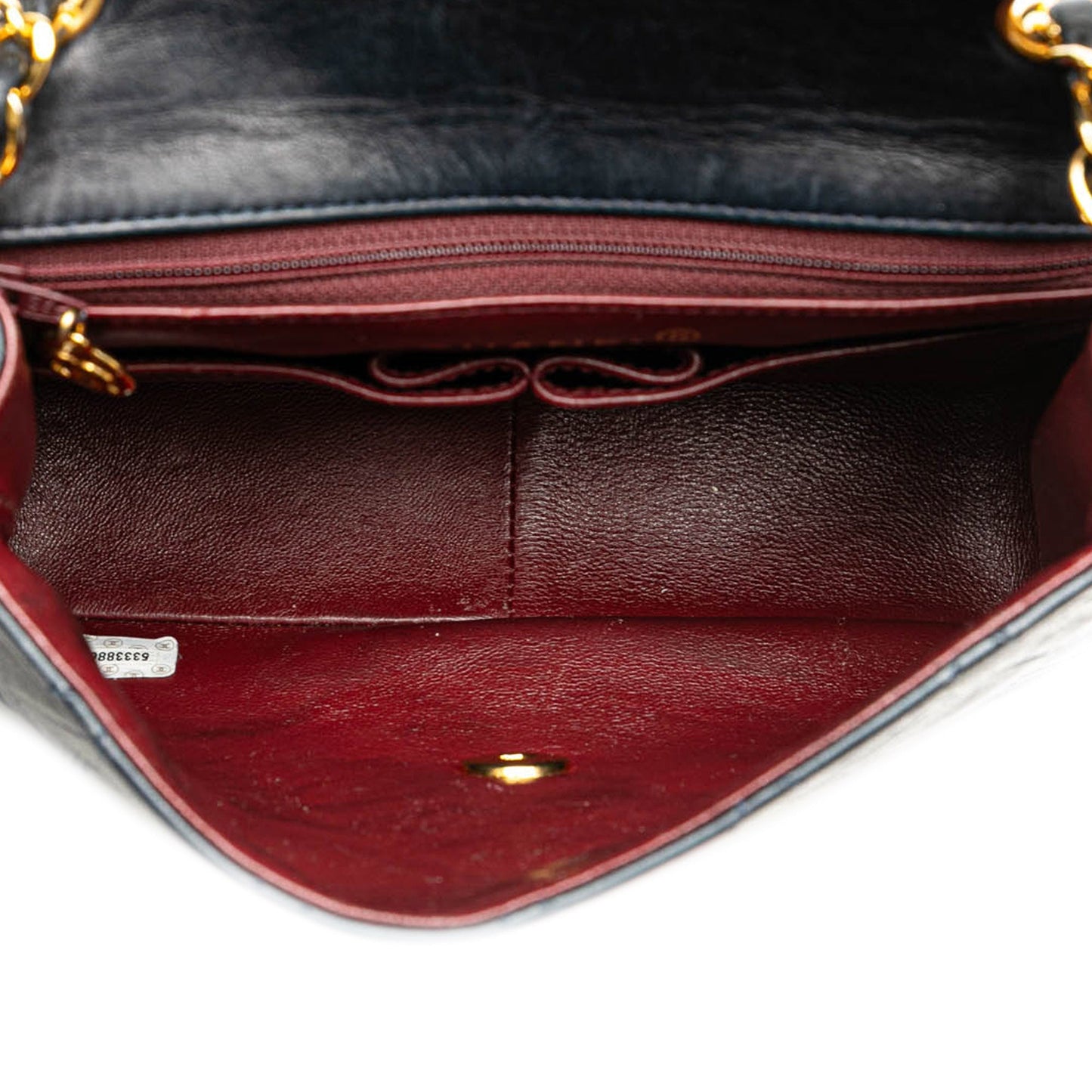 Black Chanel Mini Classic Lambskin Single Flap Crossbody Bag