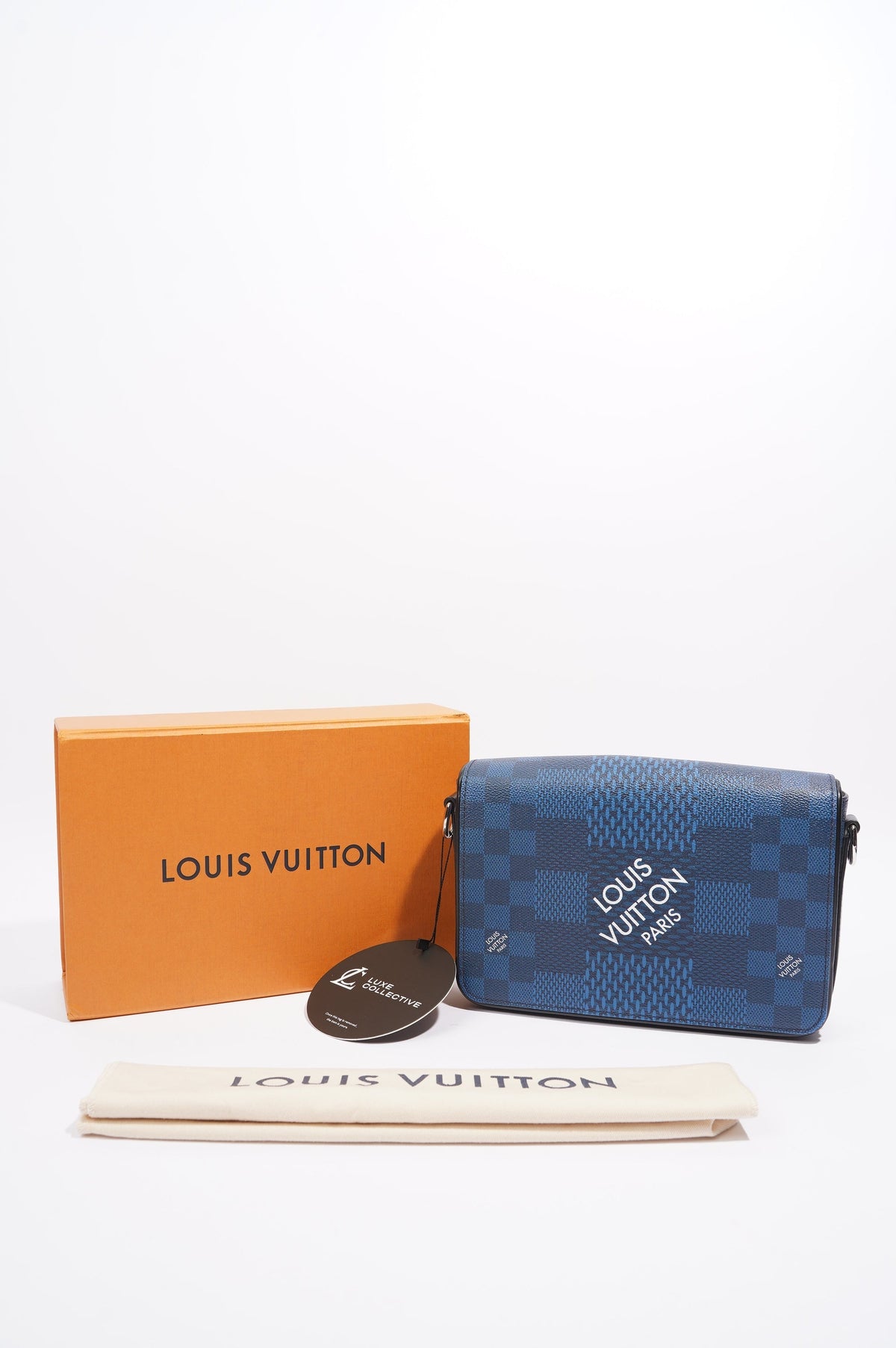 Louis Vuitton Studio Messenger Bag Damier Graphite 3D Canvas
