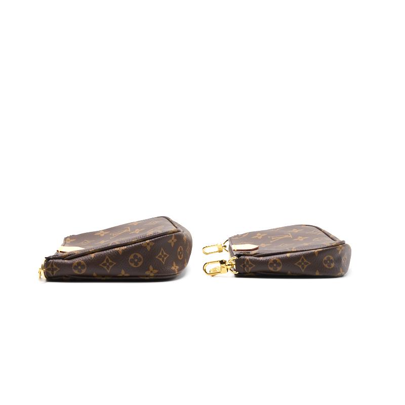 Louis Vuitton Multi Pochette Monogram ACCESSORIES WITH KHAKI STRAP