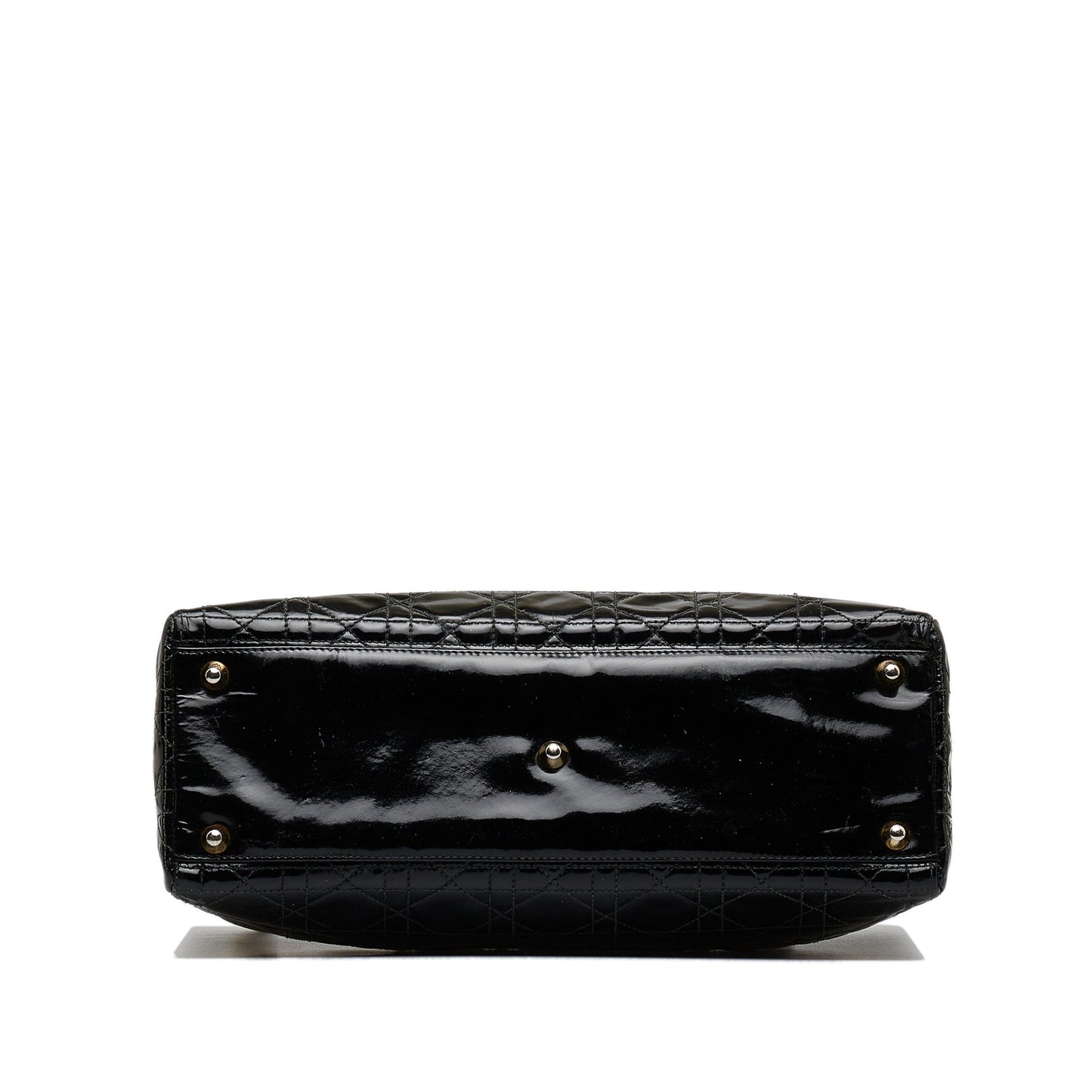 DIORLarge Cannage Patent Lady Satchel