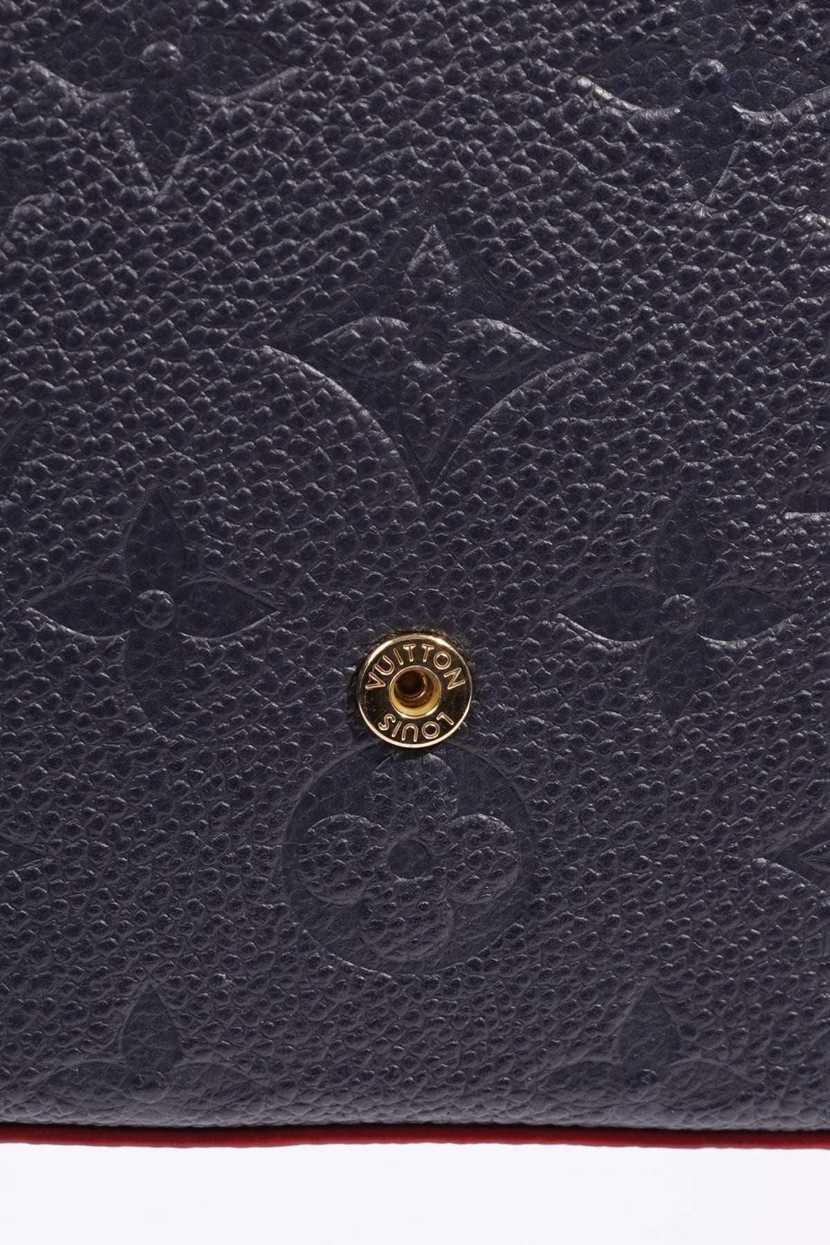 Louis Vuitton Pochette Felicie Blue Empreinte Leather