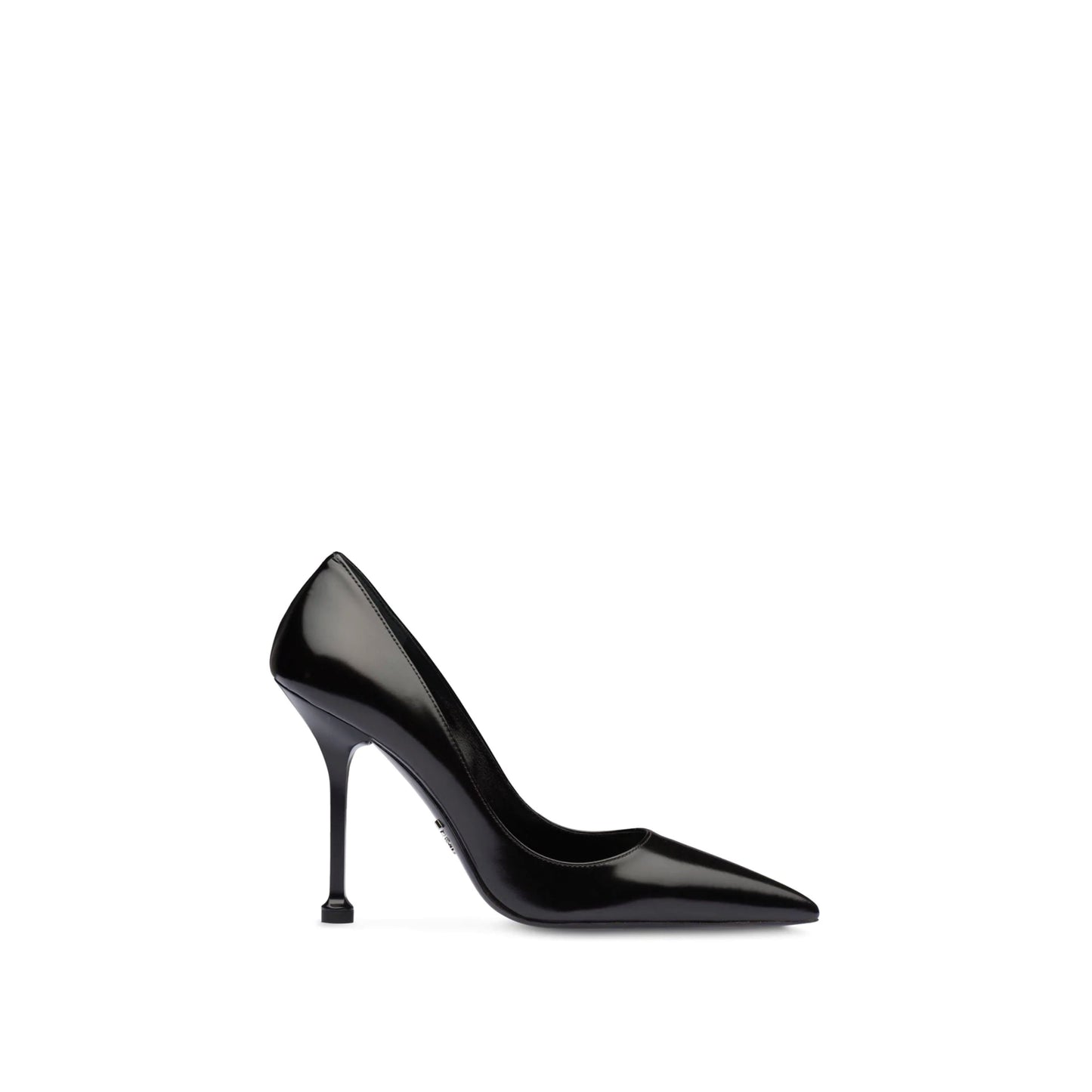 Prada Black Leather Pointed Toe Pumps