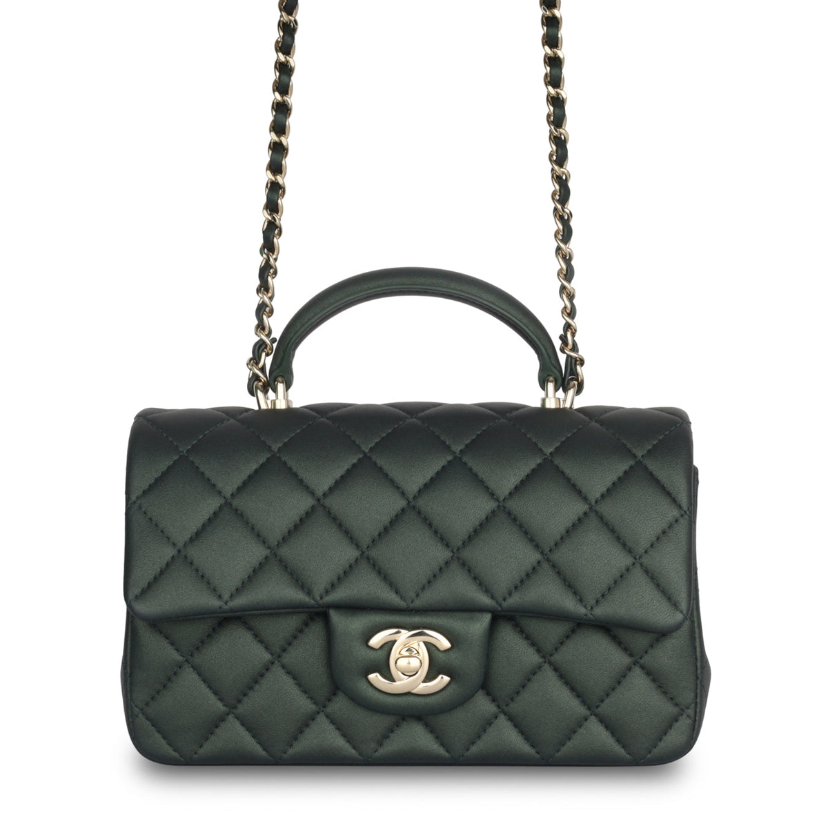 Classic Flap Bag - Mini Rectangular Top Handle
