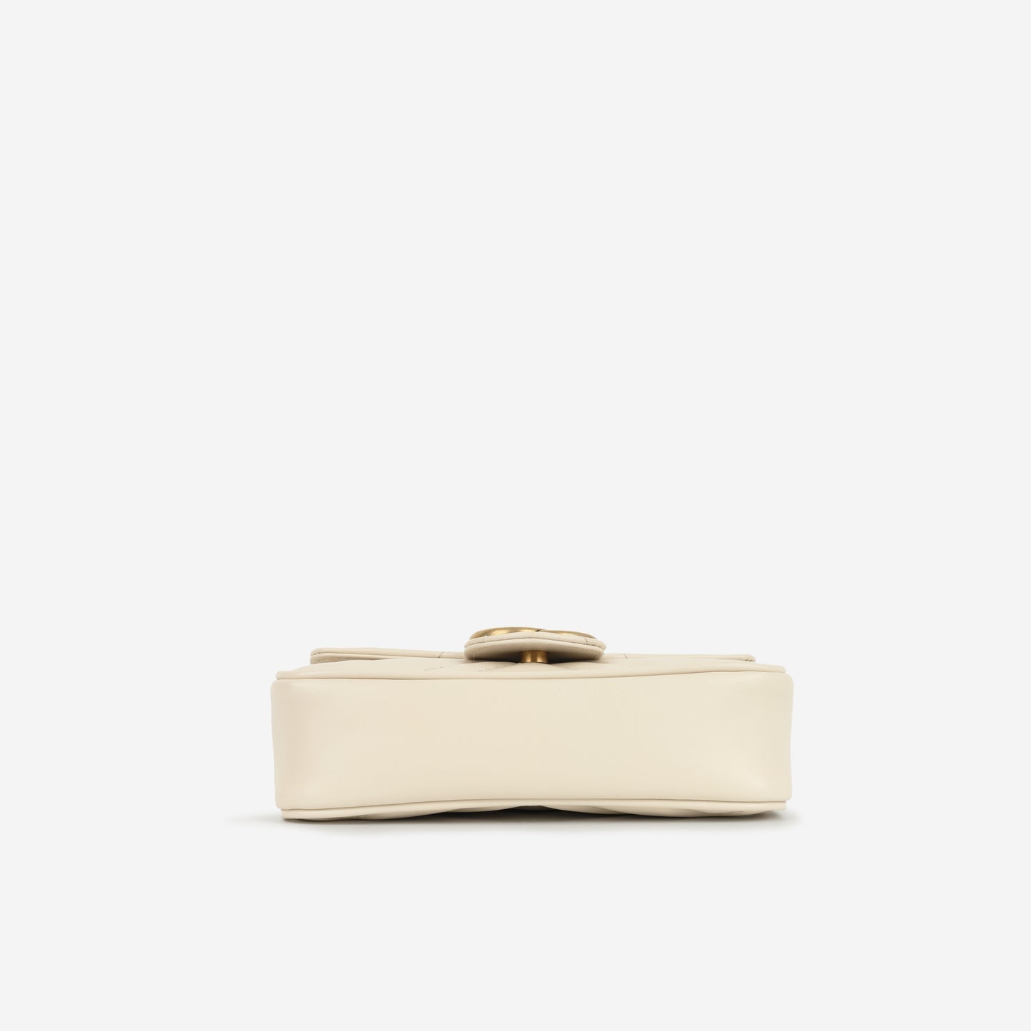 Gucci - Super Mini Marmont Bag - White Calfskin GHW -