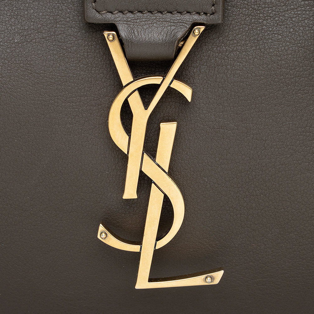 Saint Laurent Calfskin Cabas Downtown Small Satchel 19706
