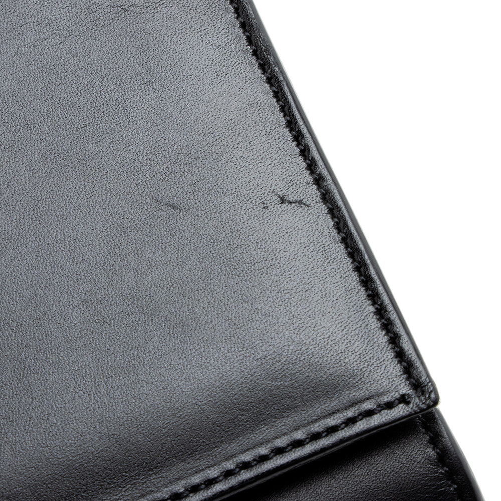 Saint Laurent Calfskin Cassandra Tassel Clutch 18666