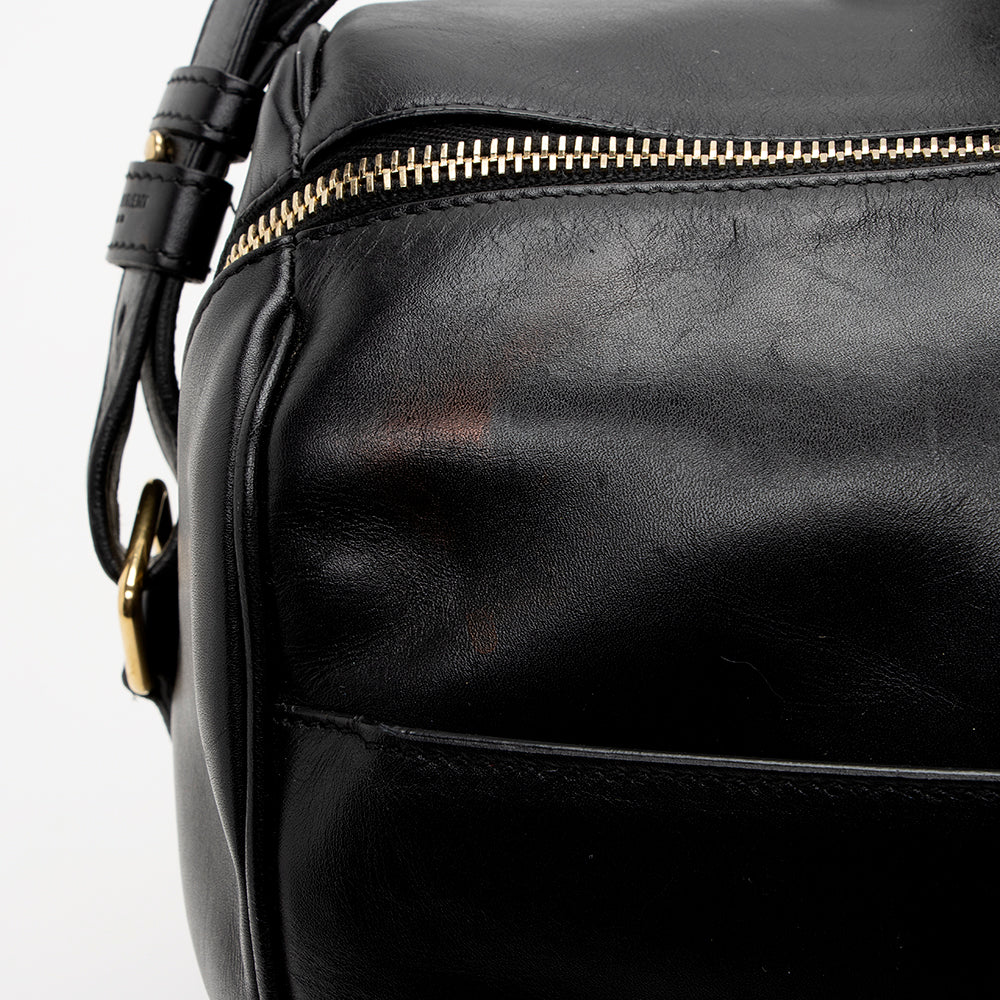 Saint Laurent Calfskin Duffle 12 Satchel 14163