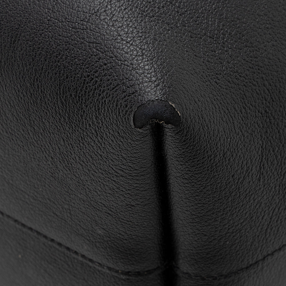 Saint Laurent Calfskin Large Shopping Tote 18421
