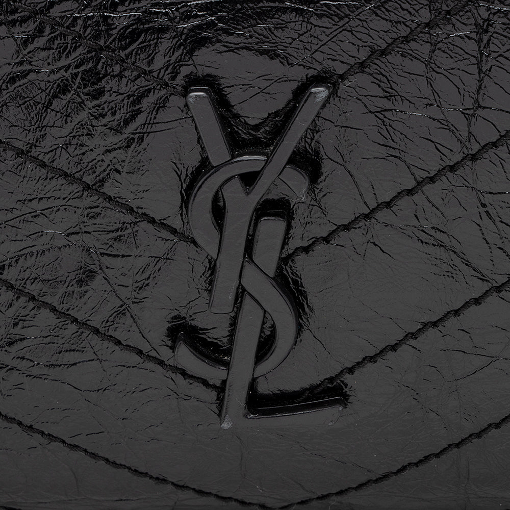 Saint Laurent Crinkled Calfskin Niki Medium Shopping Tote 19547