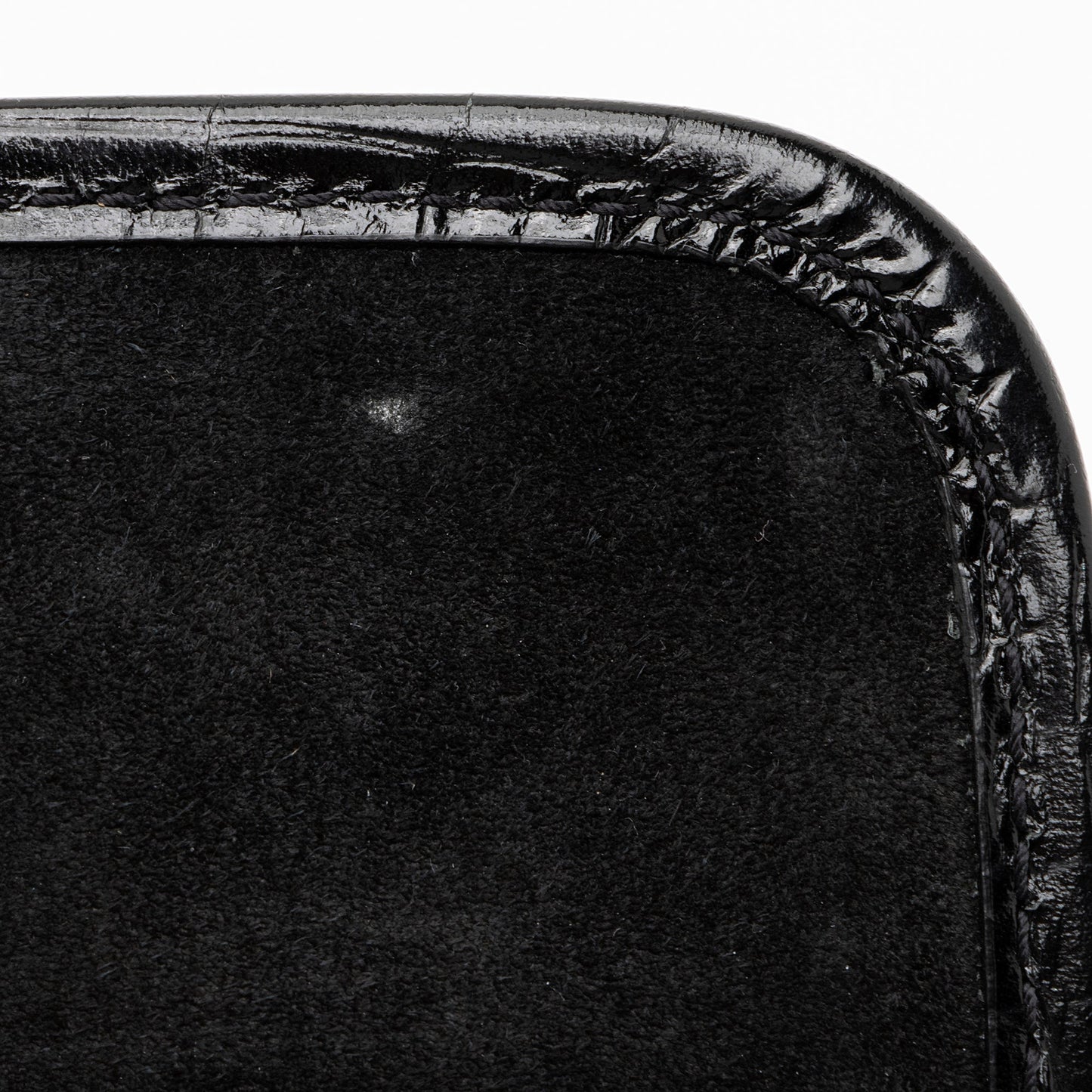 Saint Laurent Croc Embossed Leather Monogram Niki Chain Wallet 23549