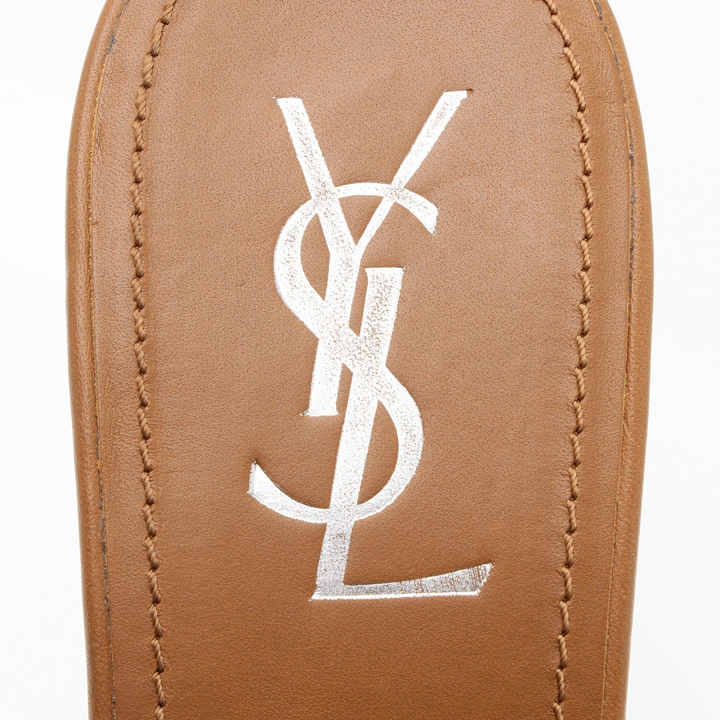 Saint Laurent Denim Wood Platform Slide Sandals - Size 10 / 40 MI4wKi