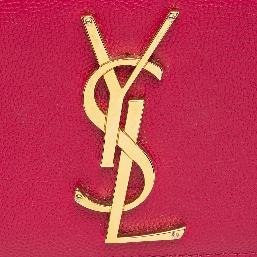 Saint Laurent Grain de Poudre Leather Classic Kate Chain Small Shoulder Bag 20743