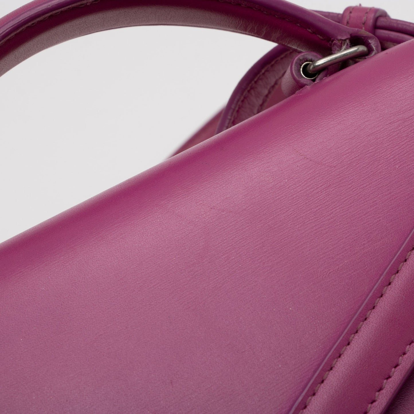 Saint Laurent Grain de Poudre Monogram Cassandra Mini Top Handle Bag - FINAL SALE Vxl0wA