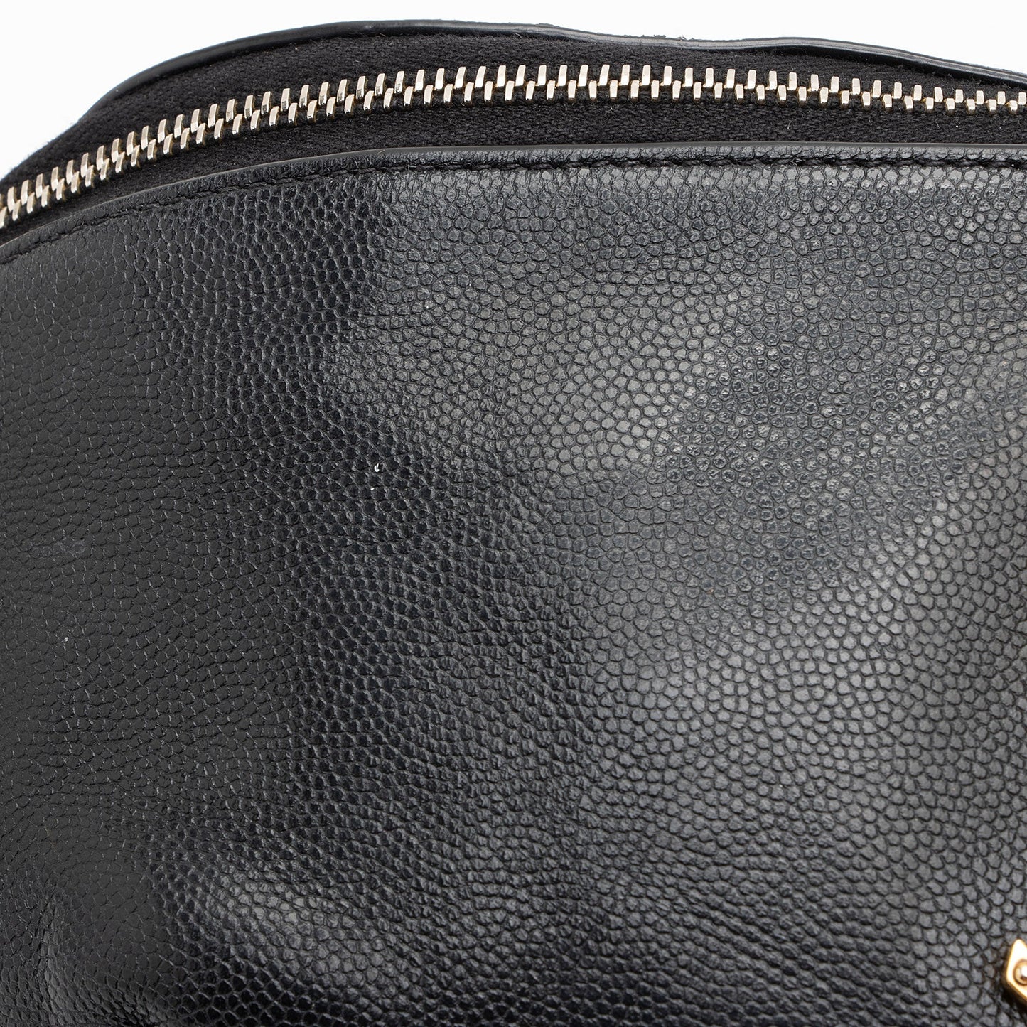 Saint Laurent Grain de Poudre Monogram Cassandre Belt Bag Gvv9El
