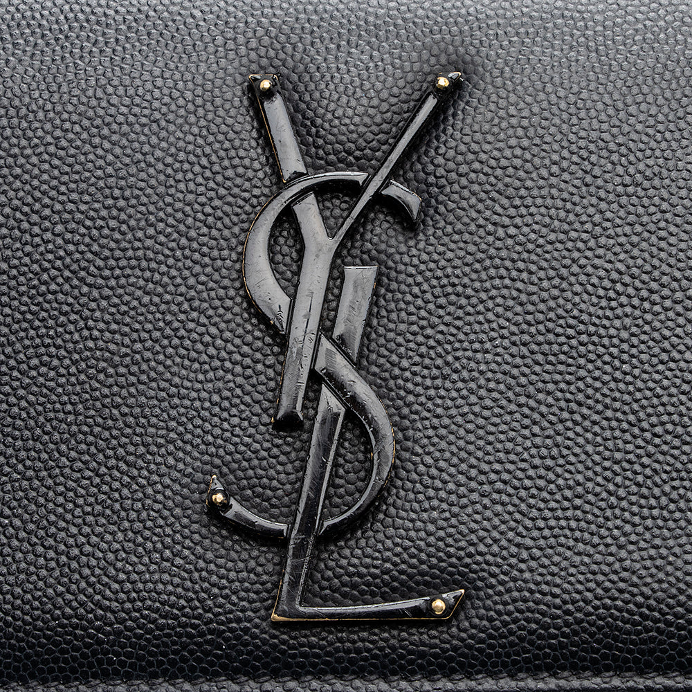 Saint Laurent Grain de Poudre Monogram Small Crossbody Bag 20657