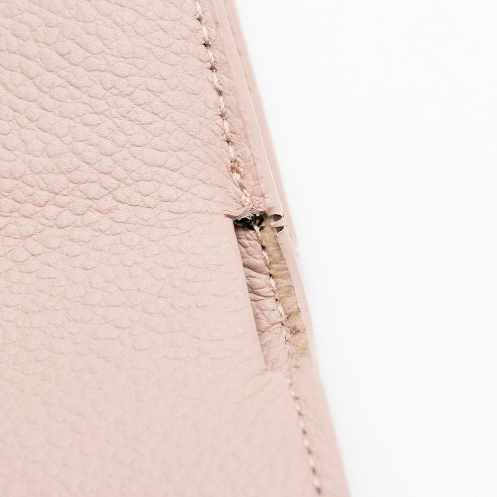 Saint Laurent Grained Leather Tiny Wallet - FINAL SALE 17878