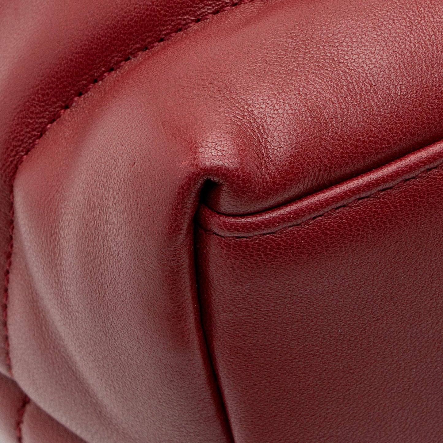 Saint Laurent Lambskin Monogram Puffer LouLou Medium Shoulder Bag UfpAmc