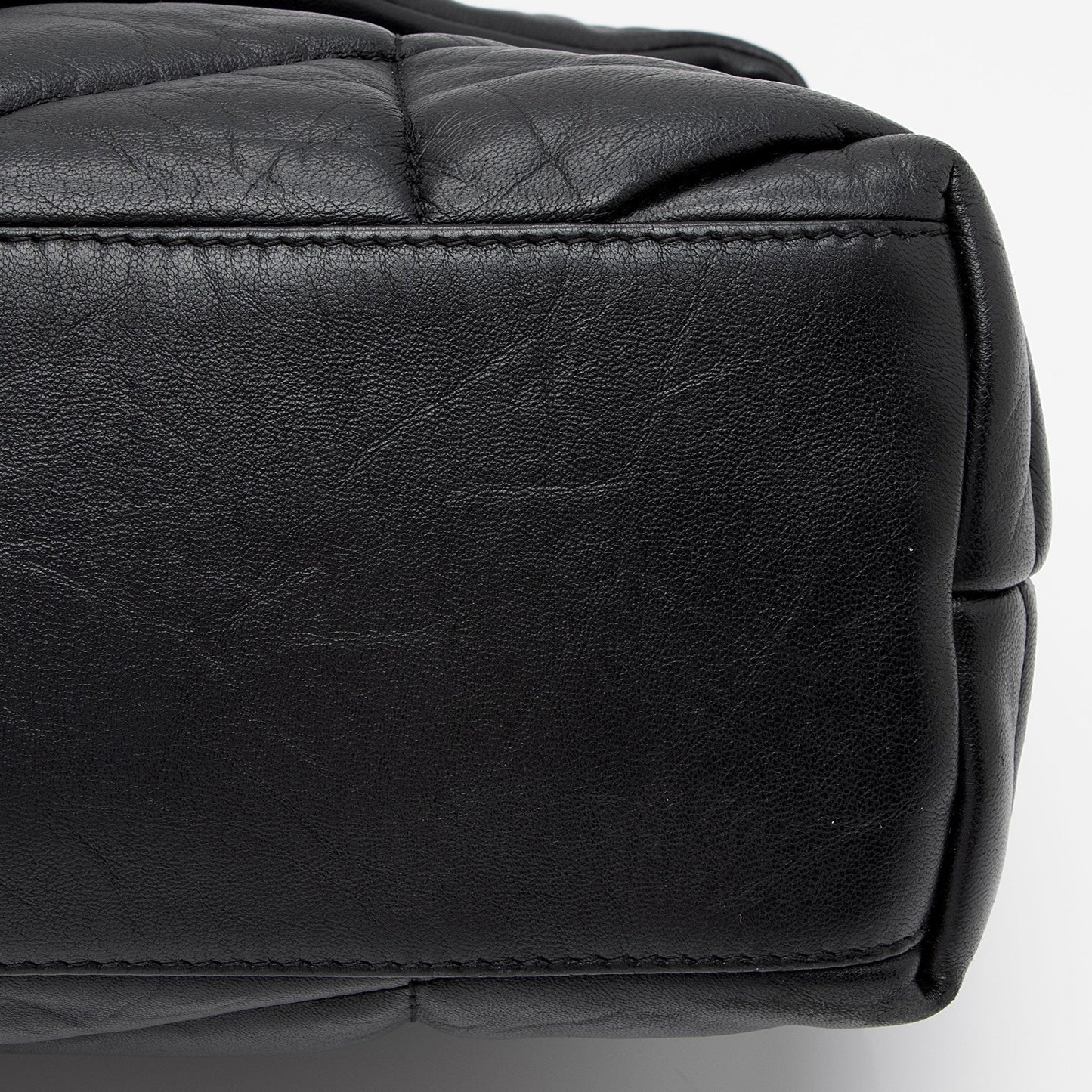 Saint Laurent Lambskin Monogram Puffer LouLou Medium Shoulder Bag ArUzt2