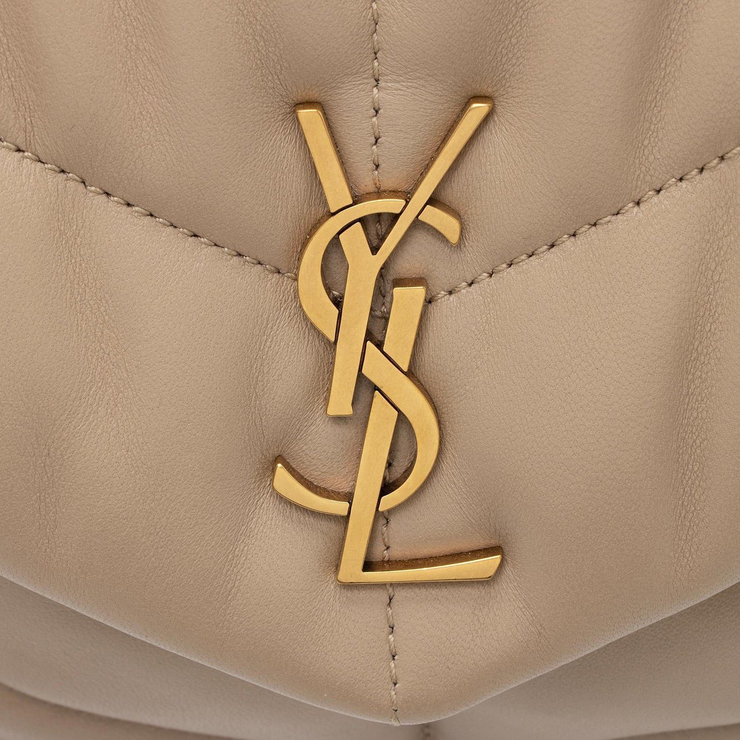 Saint Laurent Lambskin Monogram Puffer LouLou Toy Shoulder Bag ijFzie