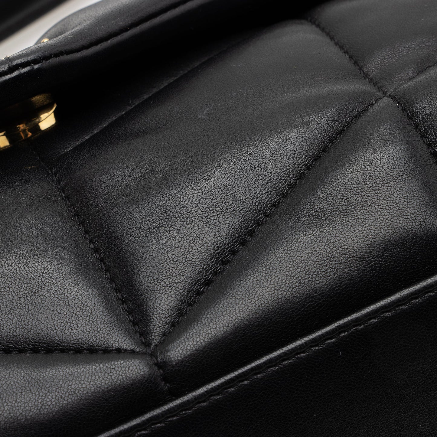 Saint Laurent Lambskin Puffer LouLou Small Shoulder Bag 22808