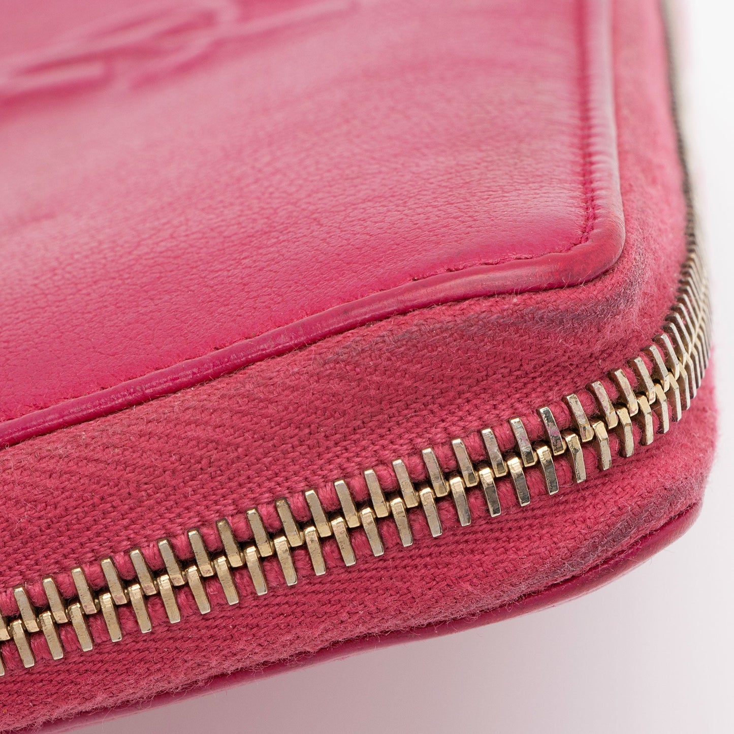 Saint Laurent Leather Monogram Belle du Jour Zip Around Wallet agqKCo