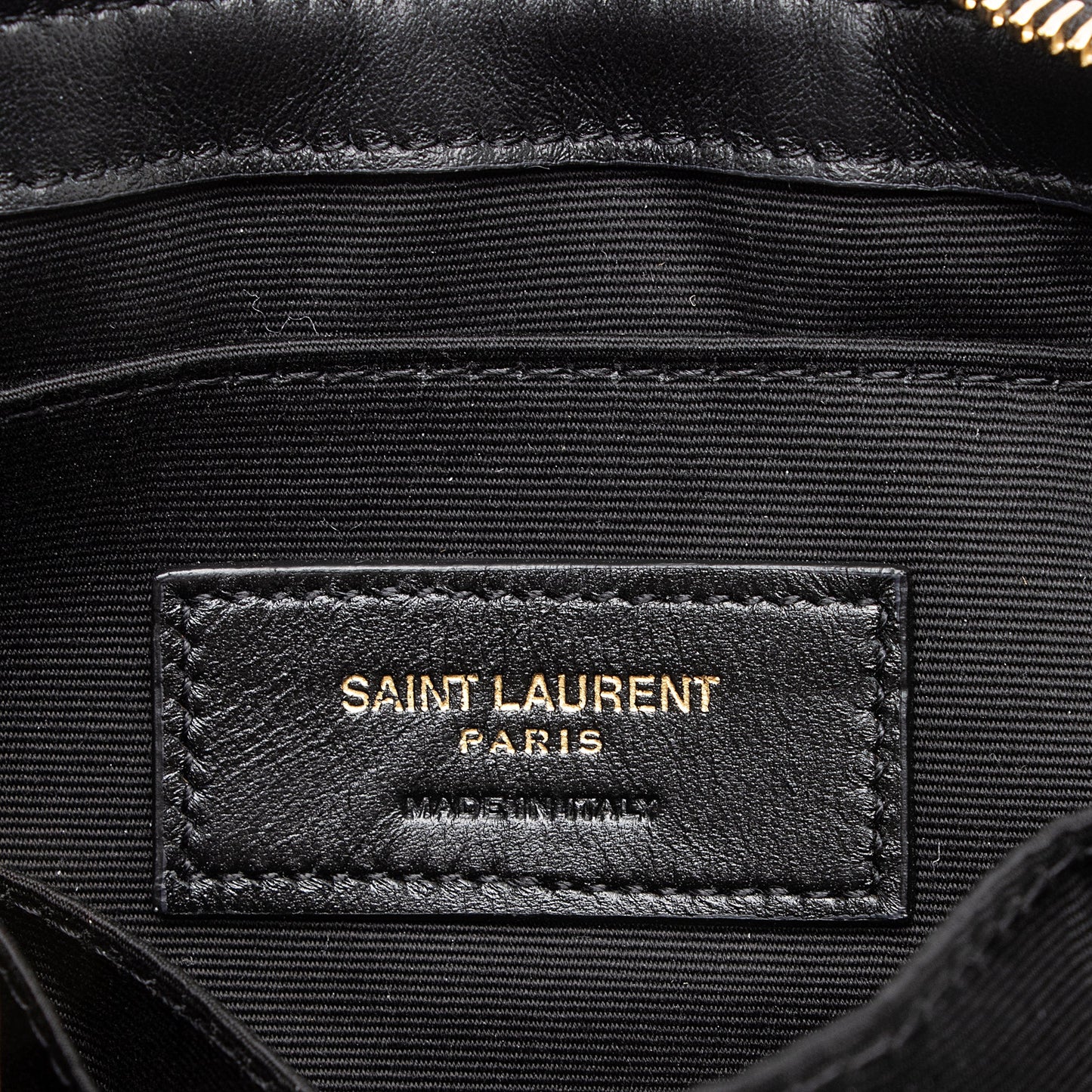 Saint Laurent Matelasse Calfskin Monogram Small Wristlet 23746