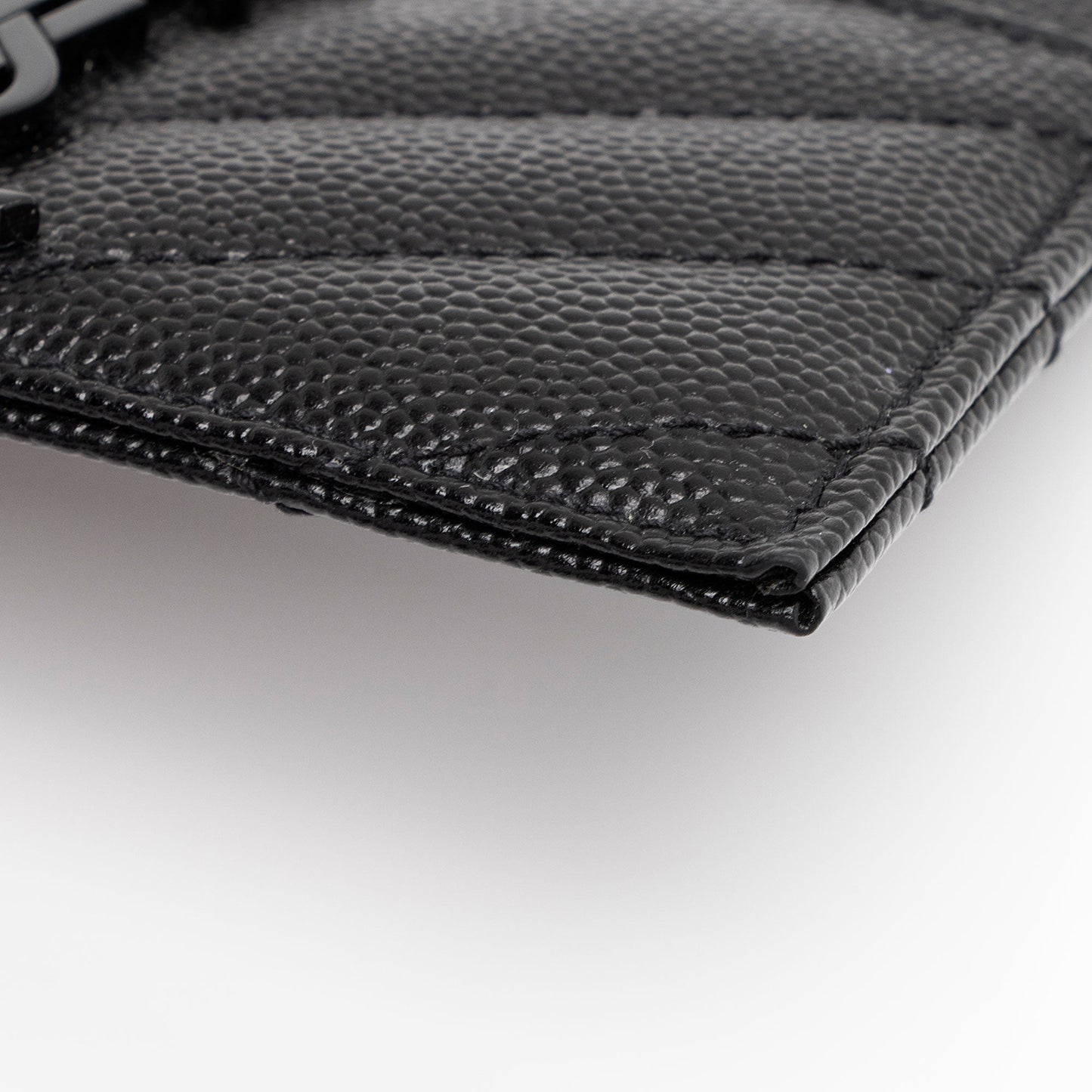 Saint Laurent Matelasse Grain de Poudre Monogram Card Case FUtuBp