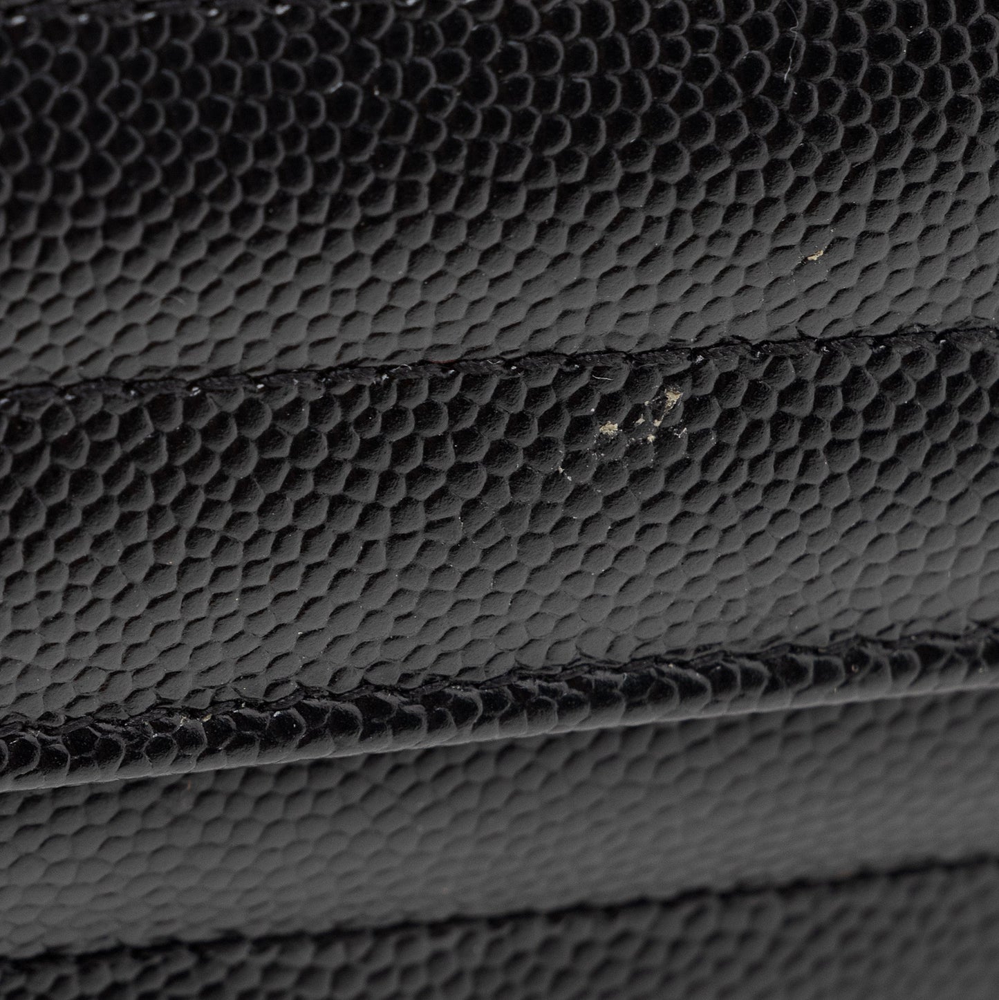 Saint Laurent Matelasse Grain de Poudre Monogram Chain Wallet 22718