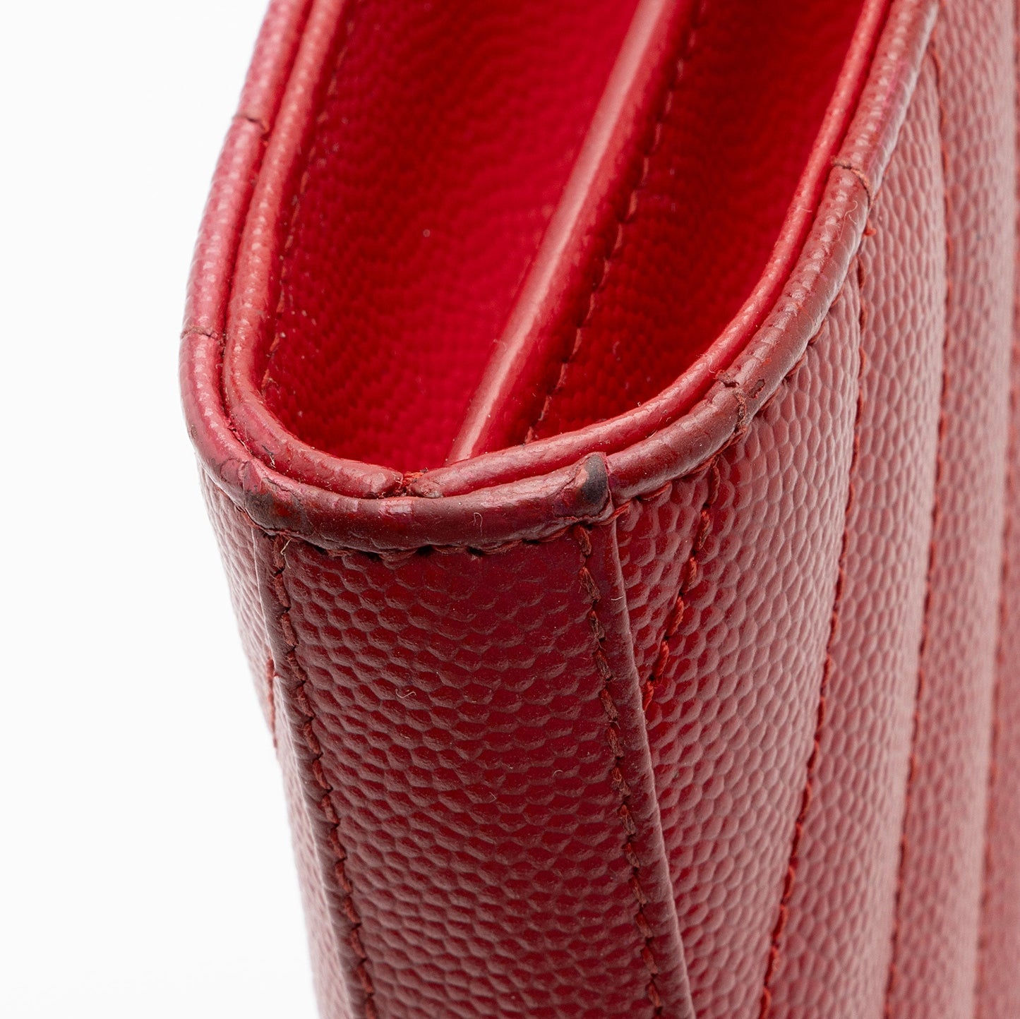 Saint Laurent Matelasse Grain de Poudre Monogram Chain Wallet RDpK3X