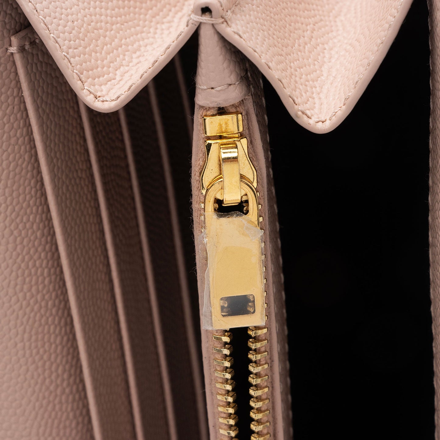 Saint Laurent Matelasse Grain de Poudre Monogram Chain Wallet dl9giW