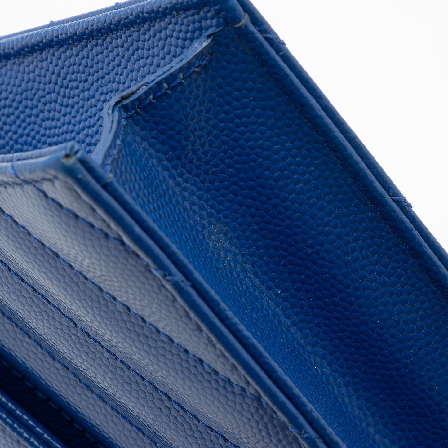 Saint Laurent Matelasse Grain de Poudre Monogram Envelope Chain Wallet 848BeC