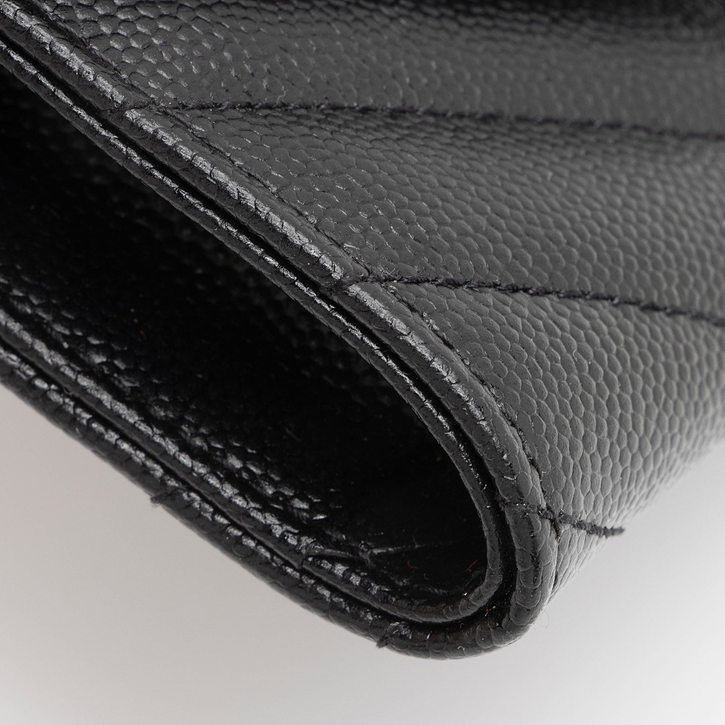 Saint Laurent Matelasse Grain de Poudre Monogram Envelope Small Wallet zEUzOS