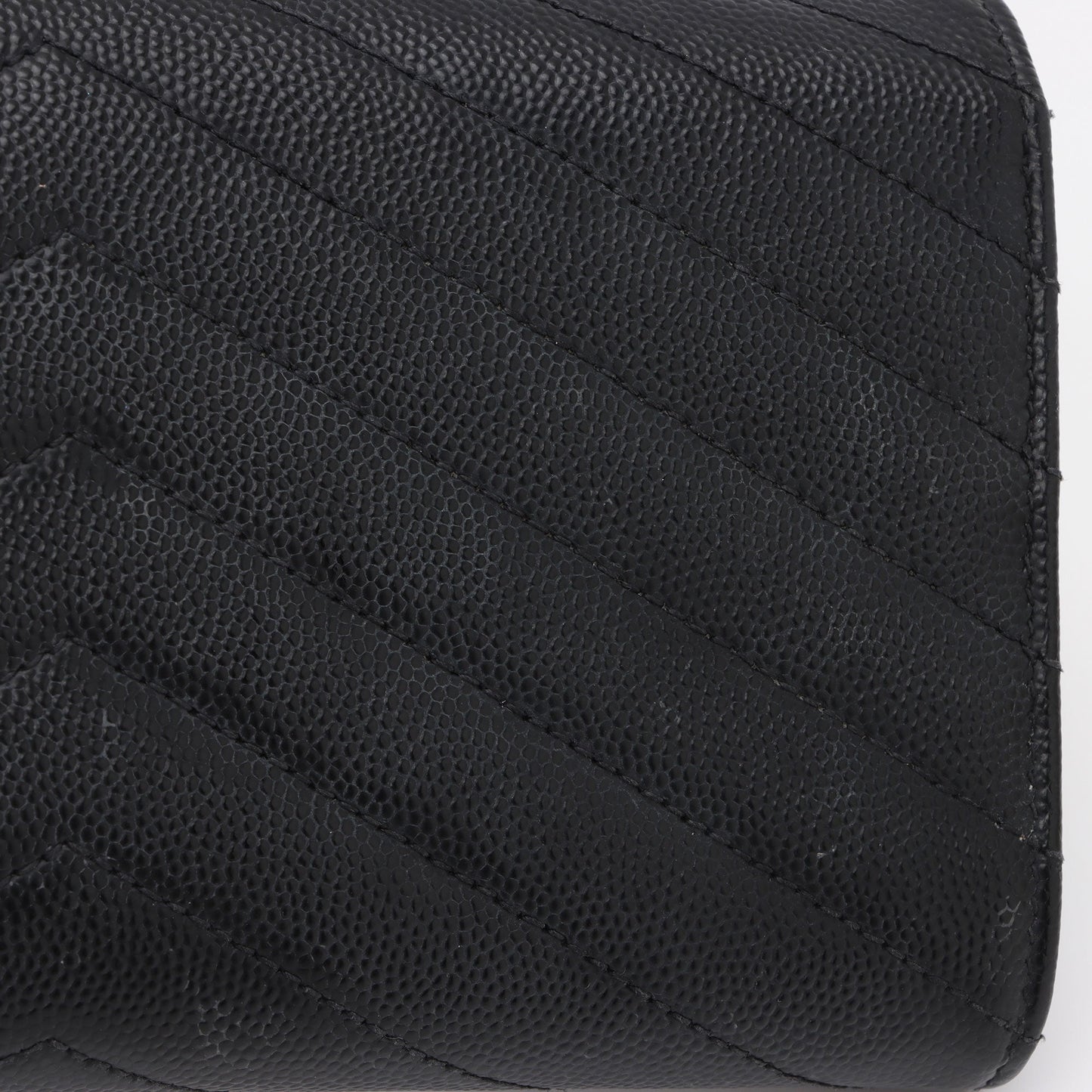 Saint Laurent Matelasse Grain de Poudre Monogram Wallet YZtdVY