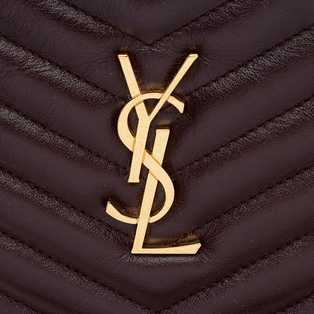 Saint Laurent Matelasse Leather Large Wristlet 16924