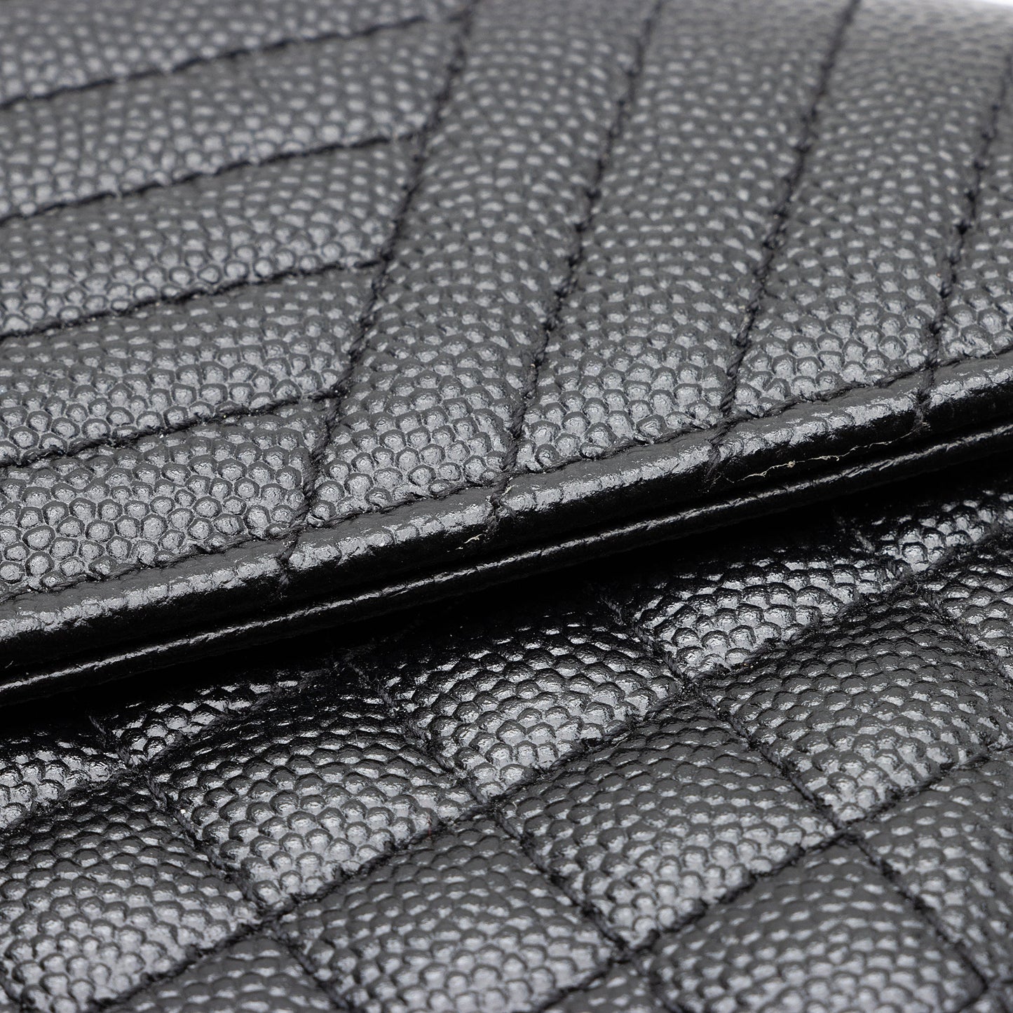 Saint Laurent Mixed Matelasse Grain de Poudre Monogram Large Envelope Wallet 22691