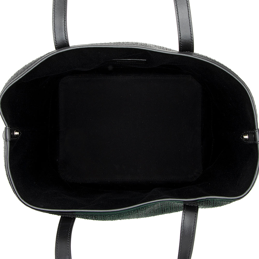 Saint Laurent Leather Teddy Small Bucket Bag 18098