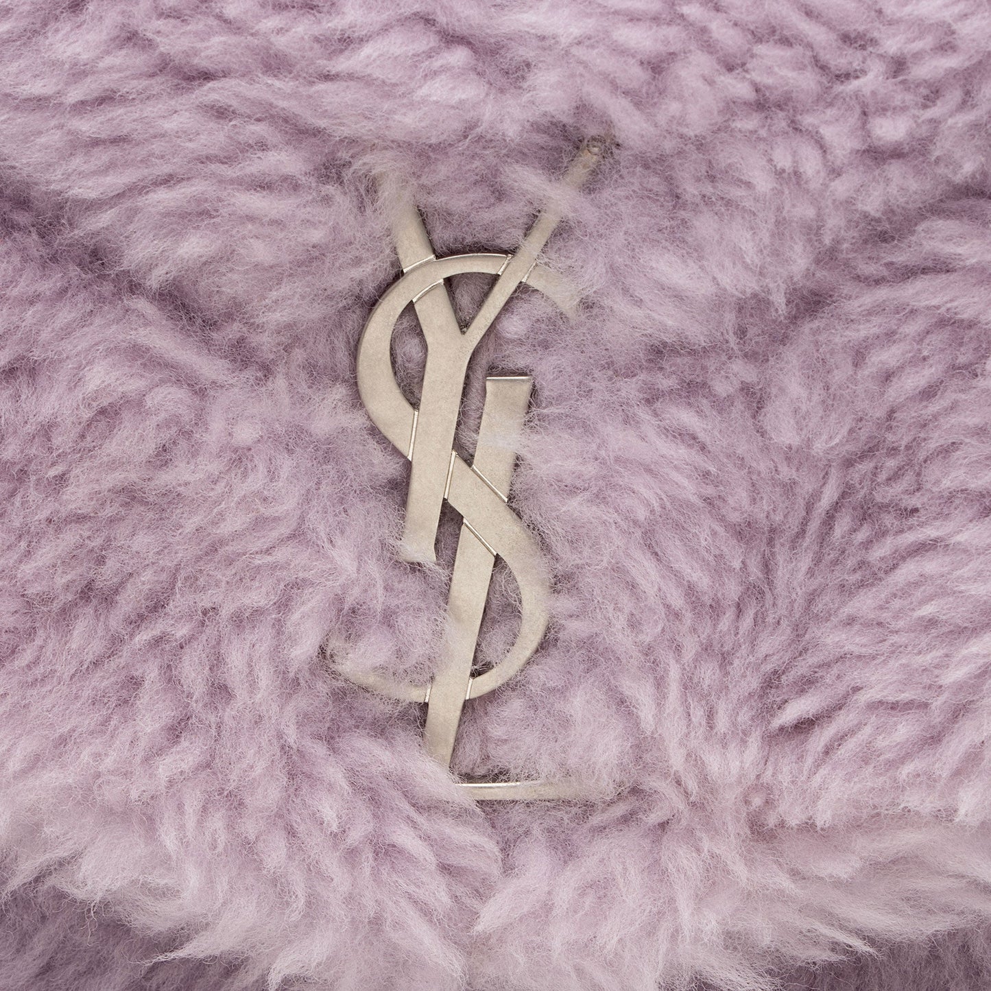 Saint Laurent Shearling Puffer LouLou Small Shoulder Bag cAezS0