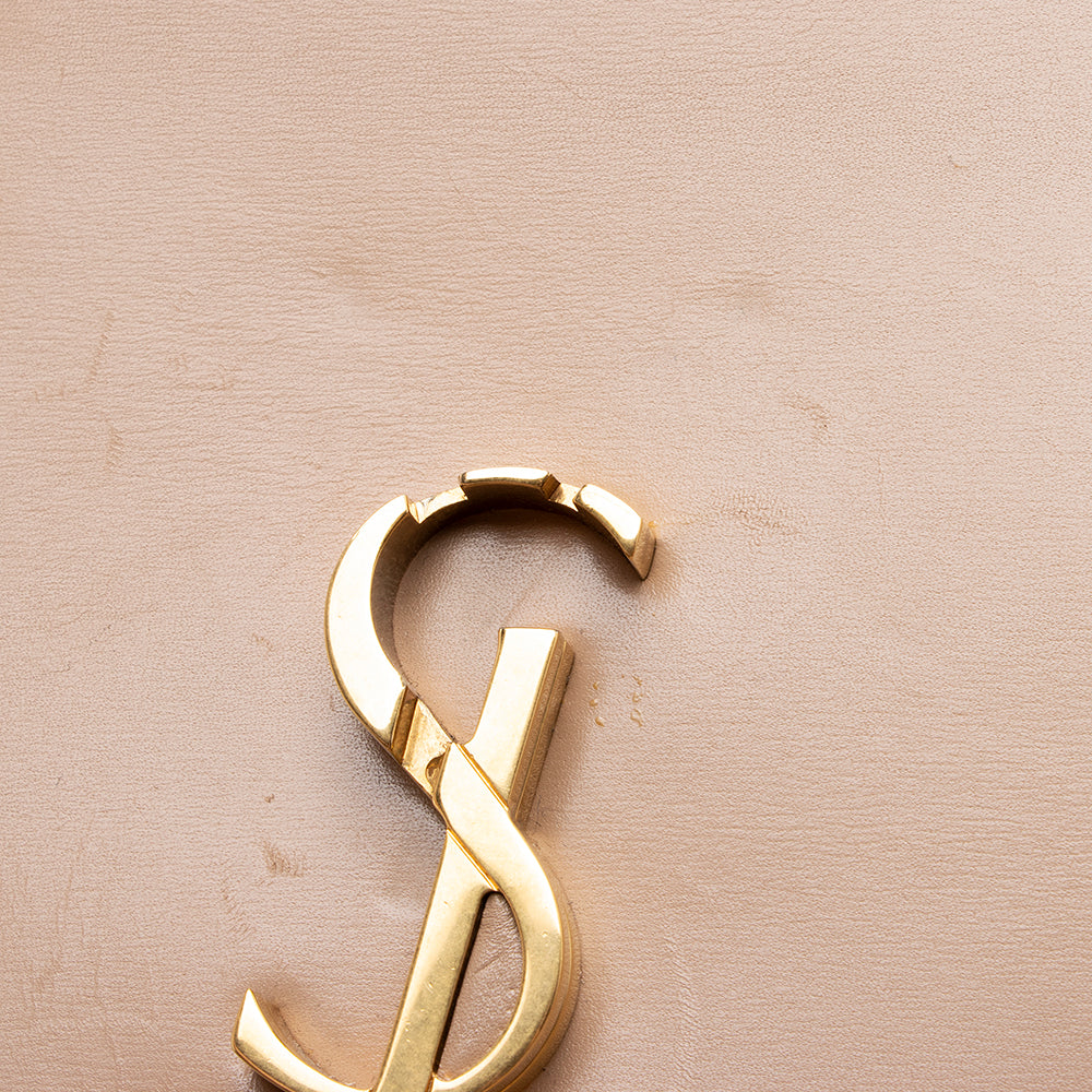 Saint Laurent Smooth Calfskin Monogram Cassandra Shoulder Bag 14588