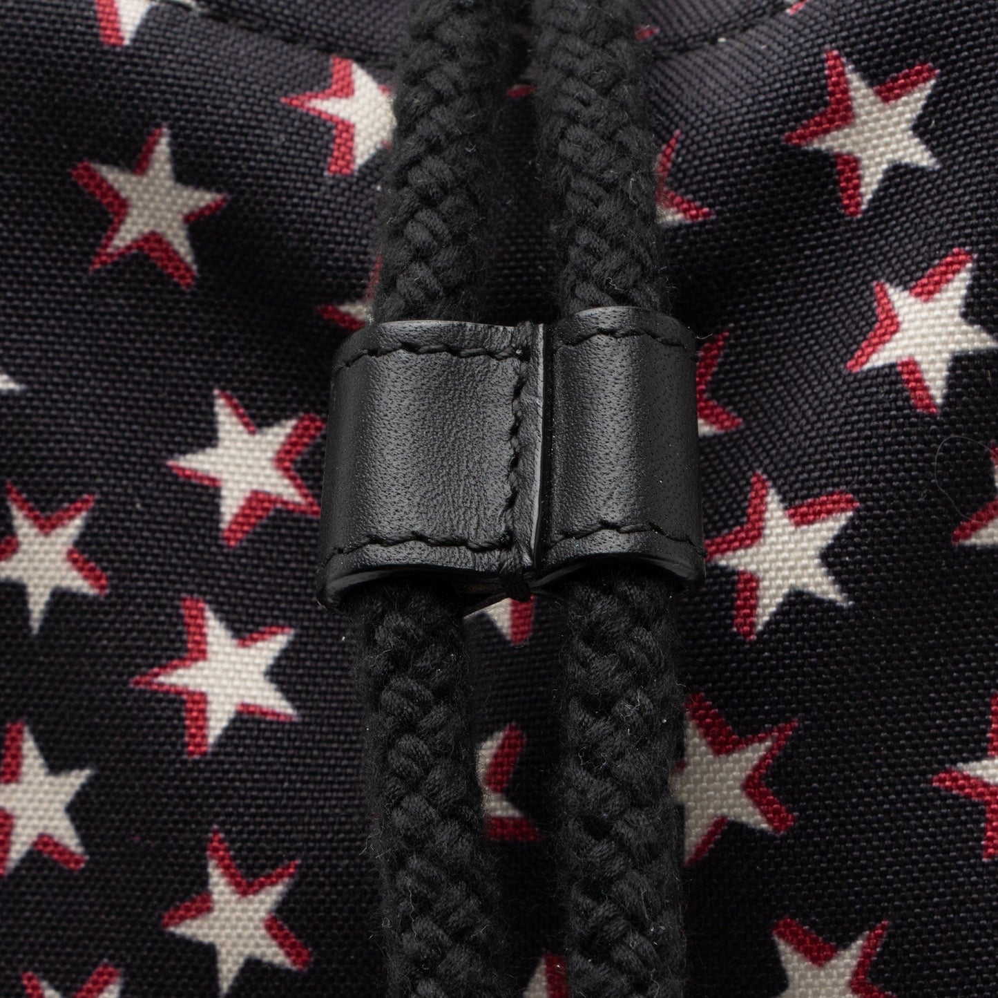 Saint Laurent Star Print Canvas City Sailor Backpack Vua4jd